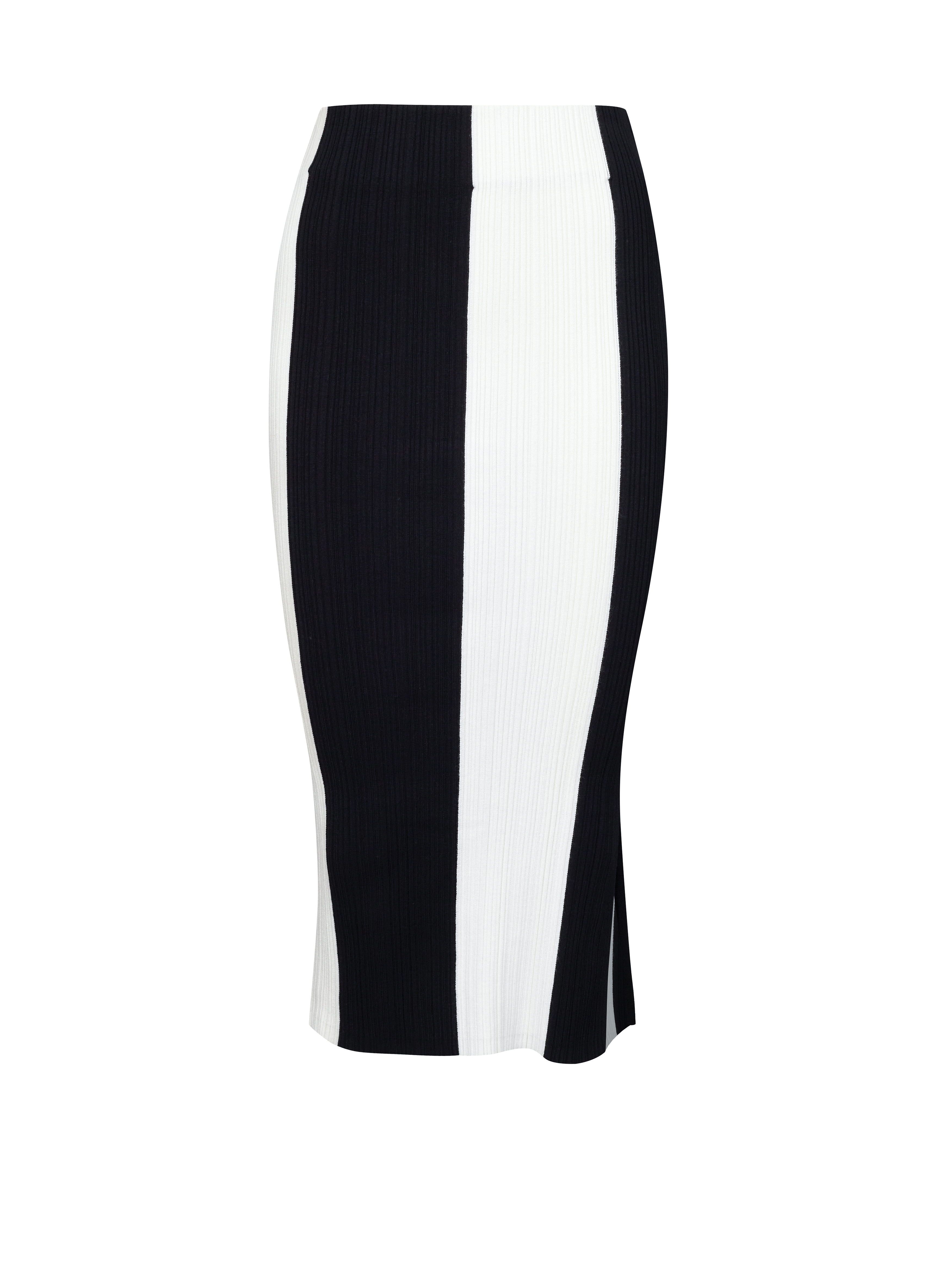 Black and white women&#039;s striped skirt ORSAY - Women&#039;s