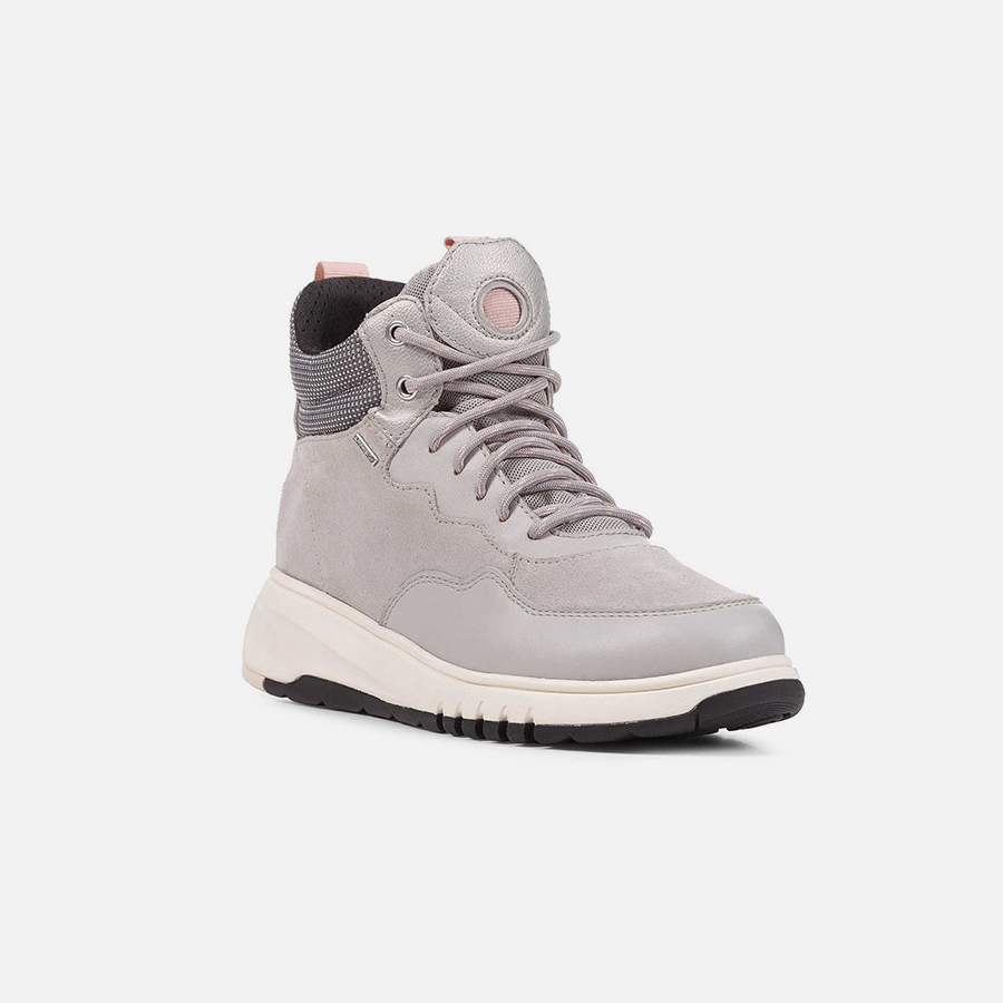 Grey women's ankle boots Geox Aerantis - Women's