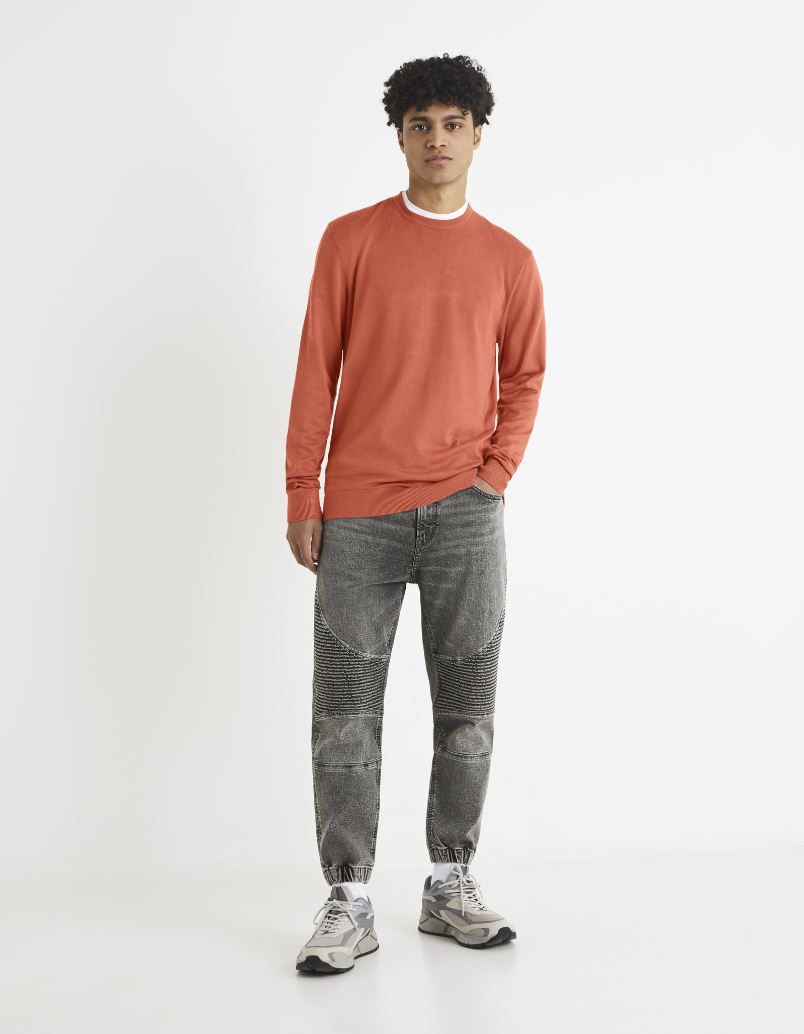 Pulovere pentru barbati Celio - oranj