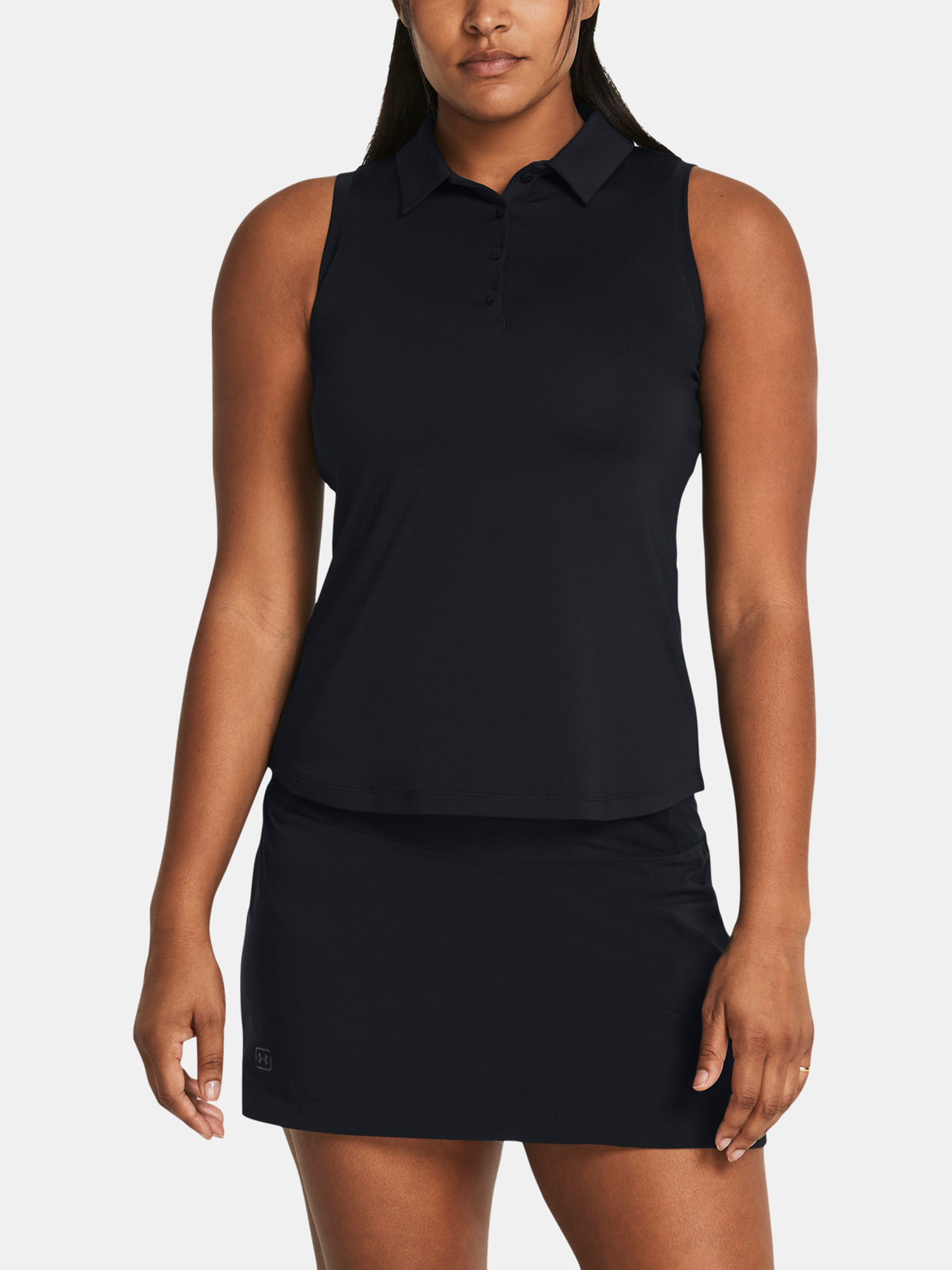 Womens tank top Under Armour UA Playoff SL Polo-BLK - Womens