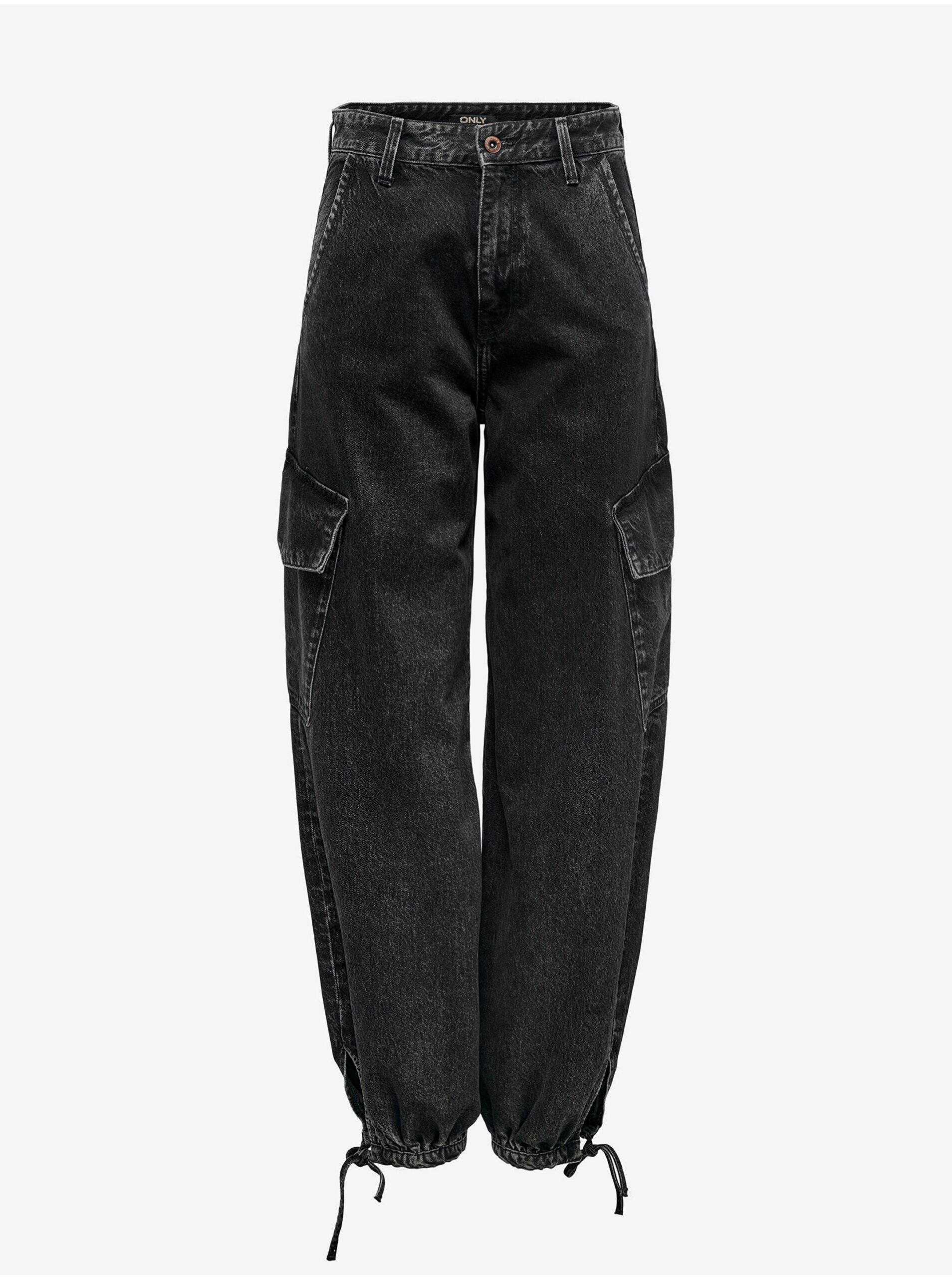 Black Women's Jeans with Jean Pockets ONLY Pernille - Women