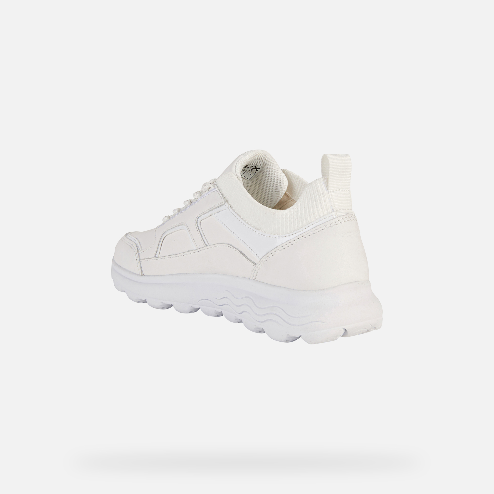 White women's sneakers Geox Spherica - Women's