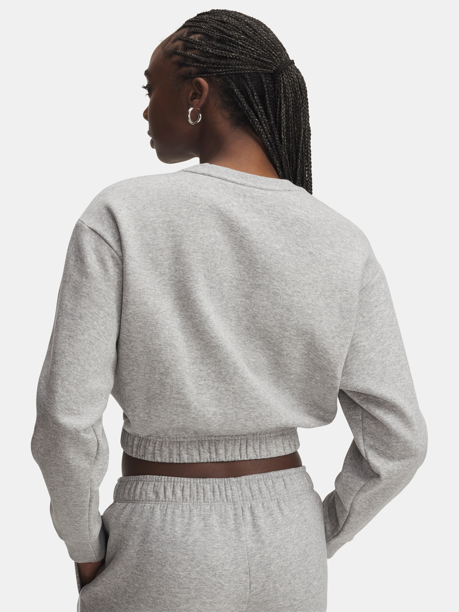 Under Armour UA Rival Fleece Piped Crew-GRY Women's Sweatshirt - Women's