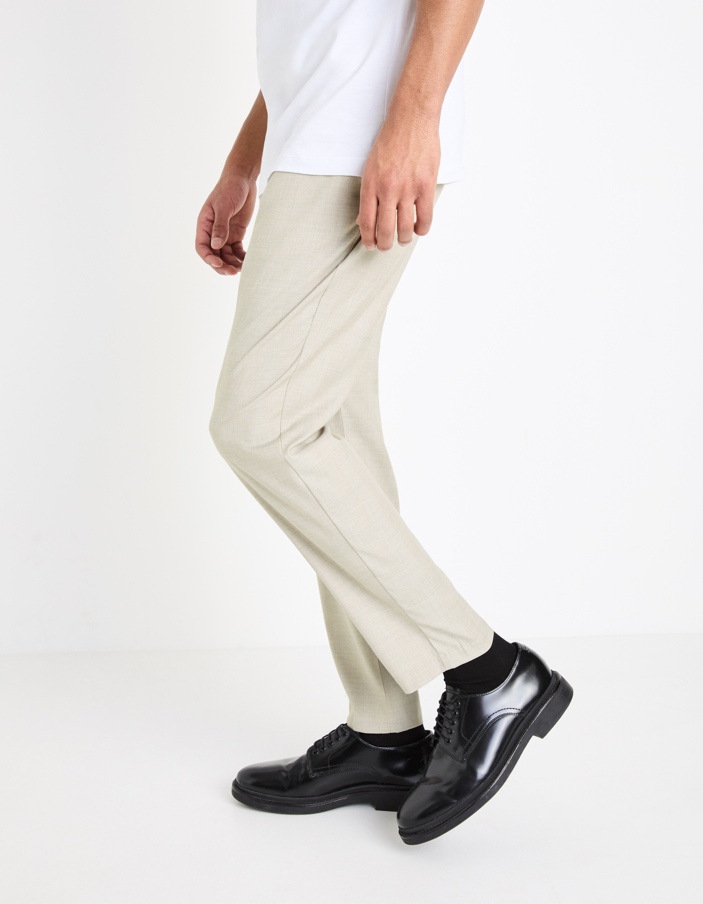 Pantaloni casual pentru barbati Celio - crem