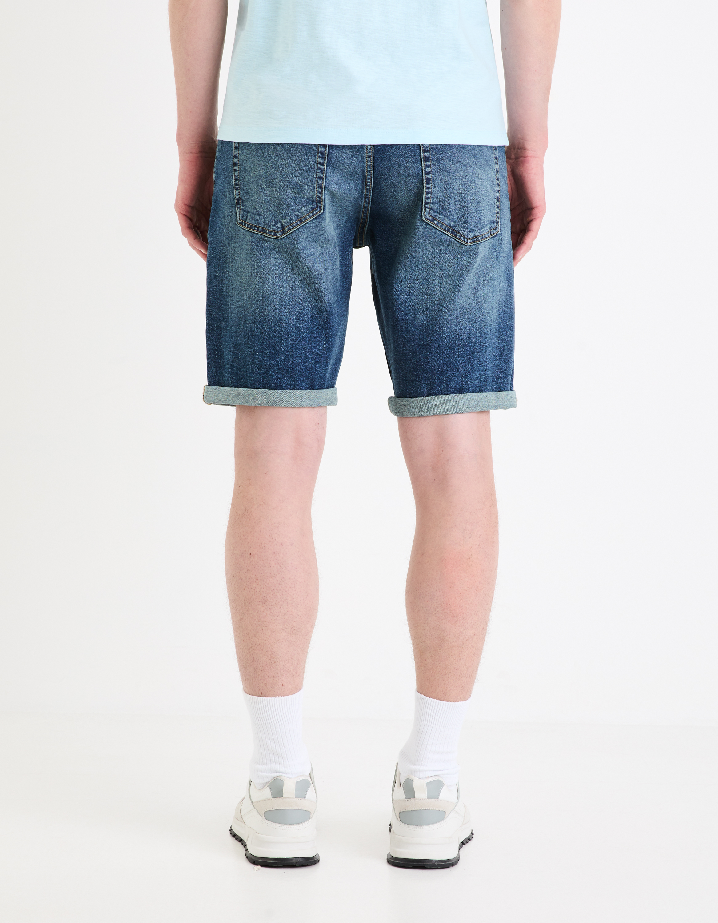 Pantaloni scurti pentru barbati Celio - albastru