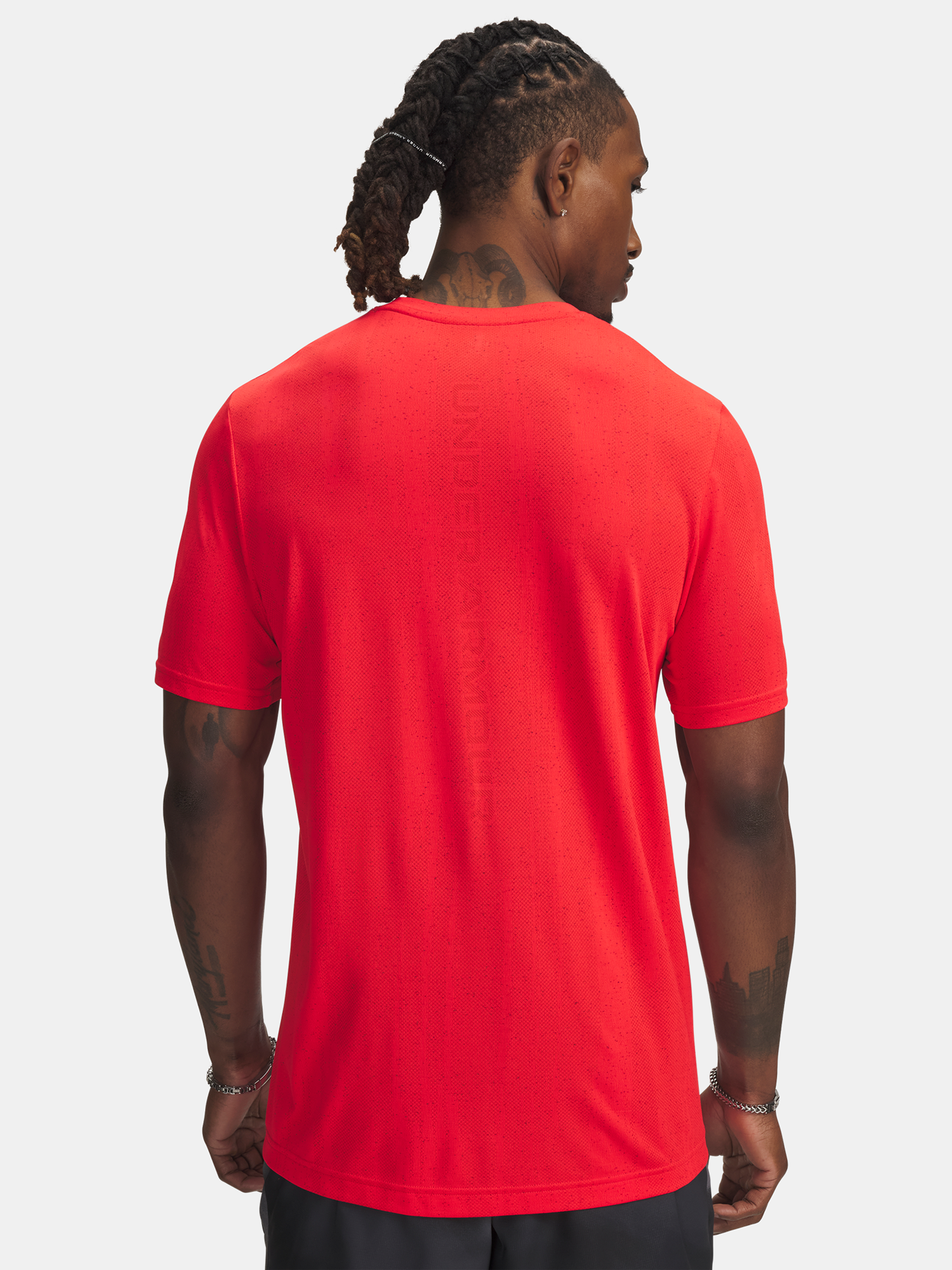 Men's Under Armour Vanish Seamless Novelty SS-RED T-Shirt - Men's