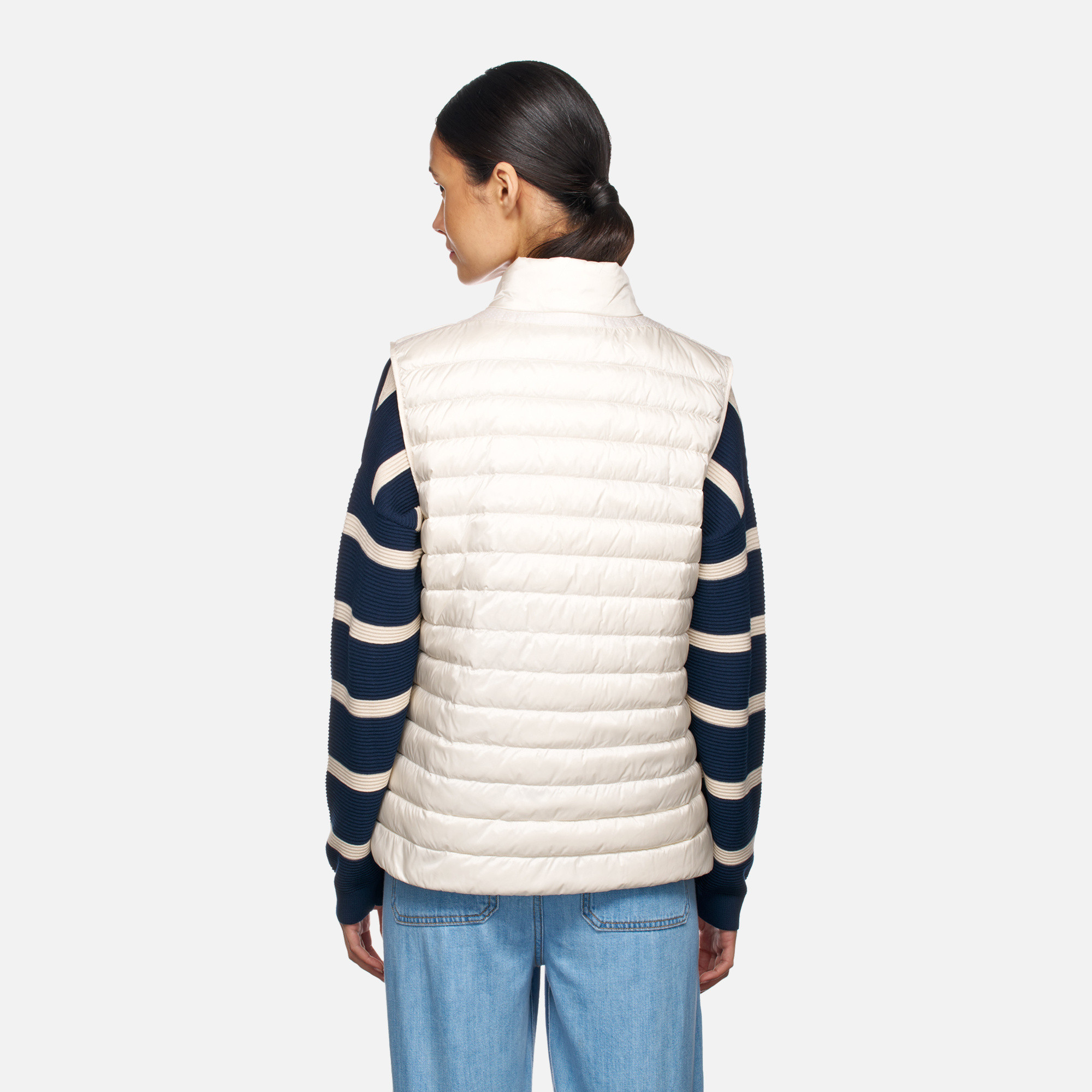Cream women's vest Geox Jaysen - Women's