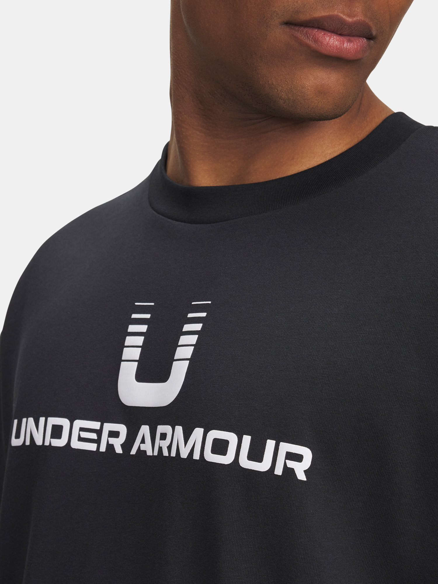 Men's T-shirt Under Armour UA HWT U LOGO SS-BLK - Men's