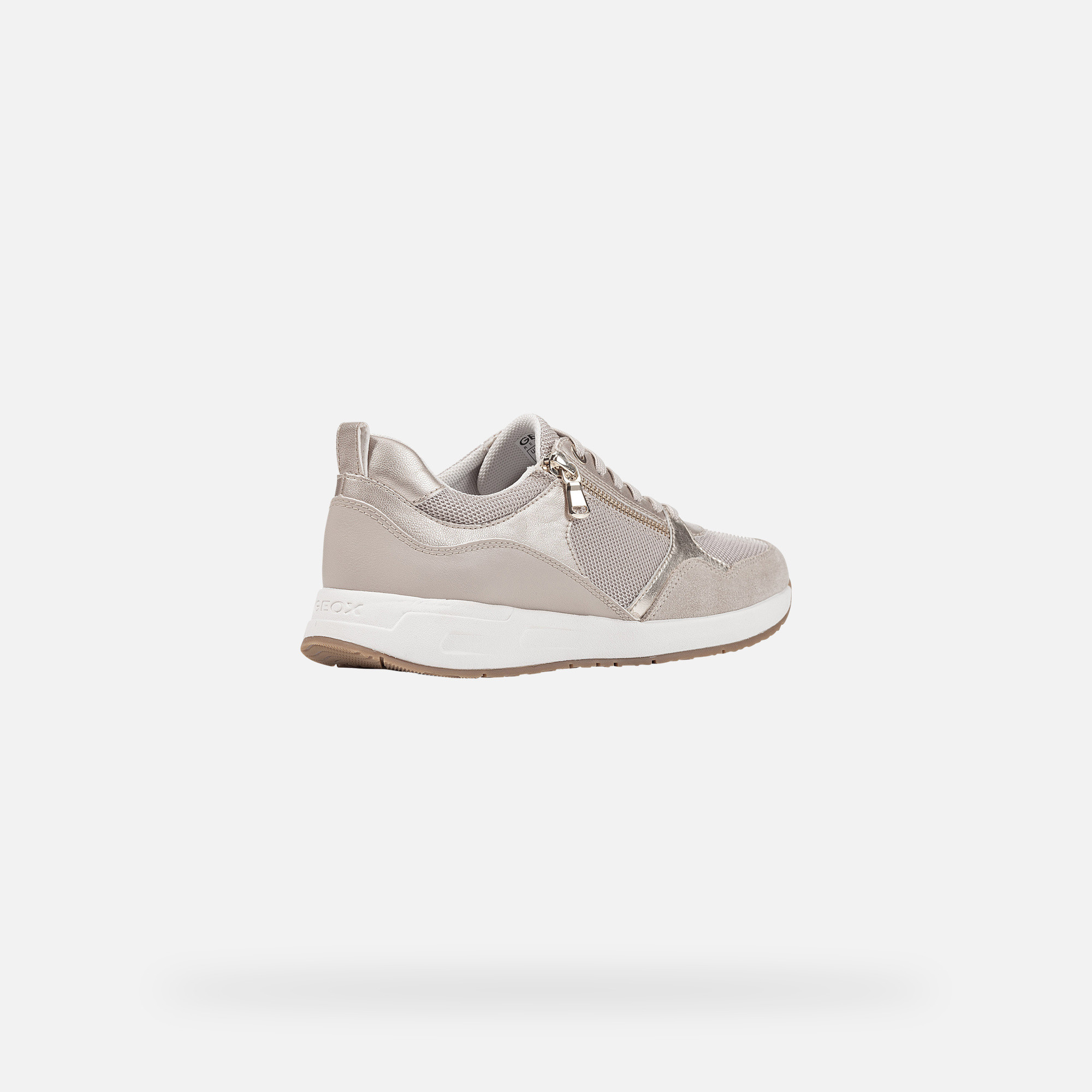 Beige women's sneakers Geox Bulmya - Women's