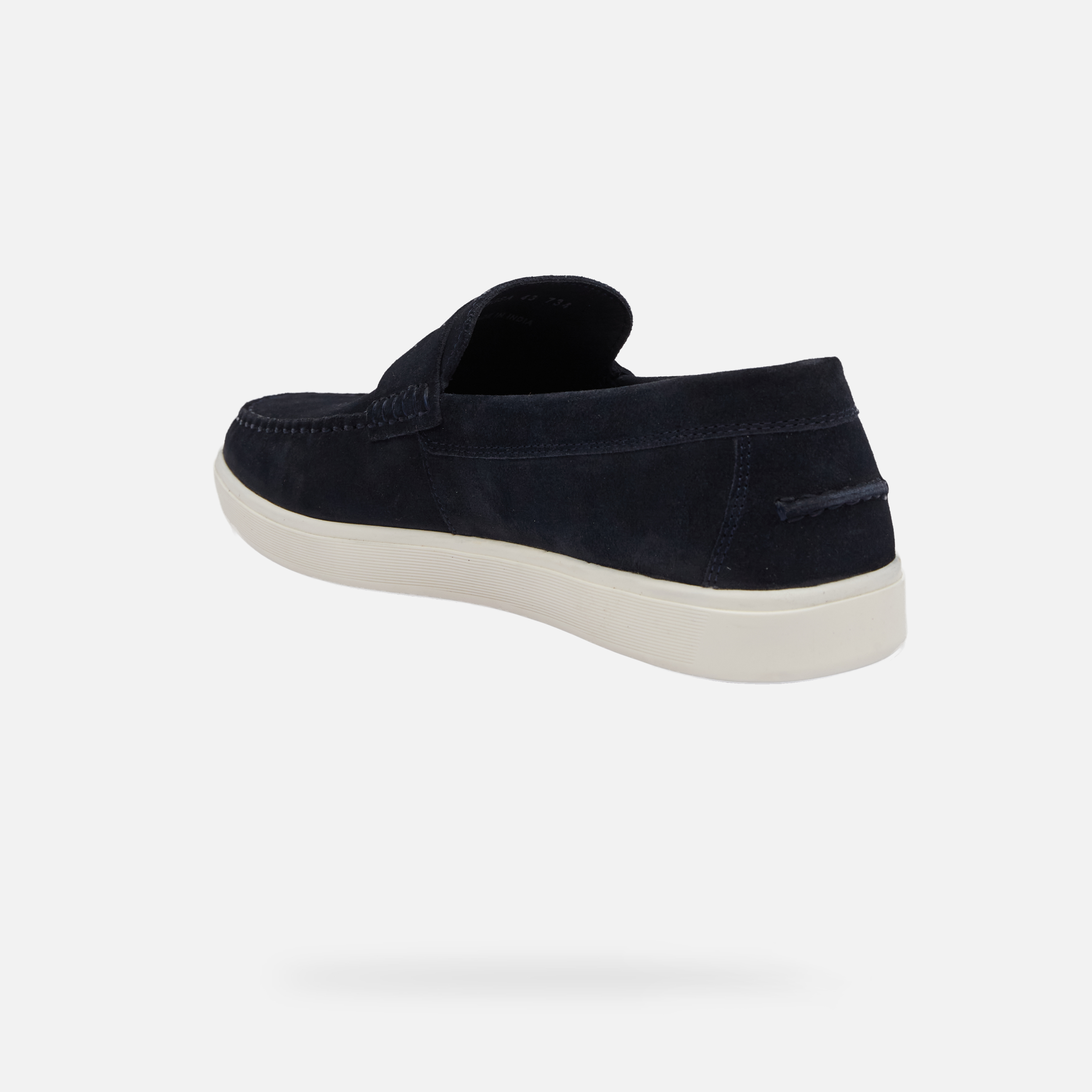 Dark blue men&#039;s moccasins Geox Avola - Men&#039;s