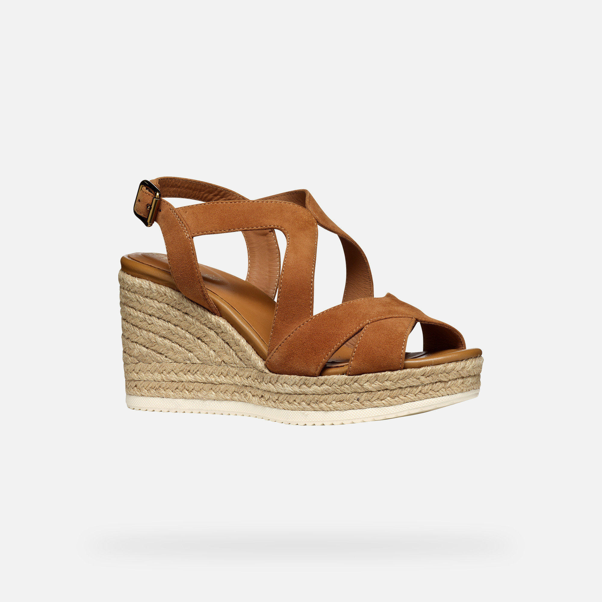 Brown women&#039;s sandals Geox Ponza - Women&#039;s