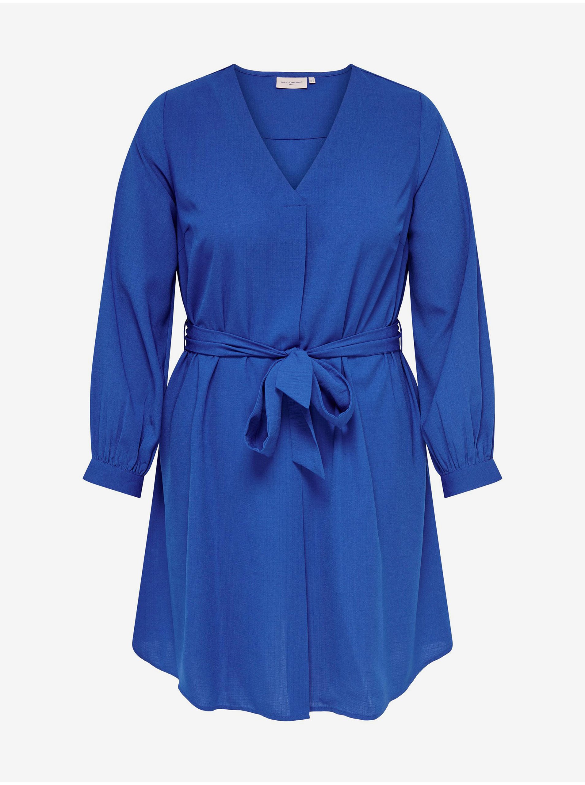 Blue Dress with Tie ONLY CARMAKOMA Defini - Women