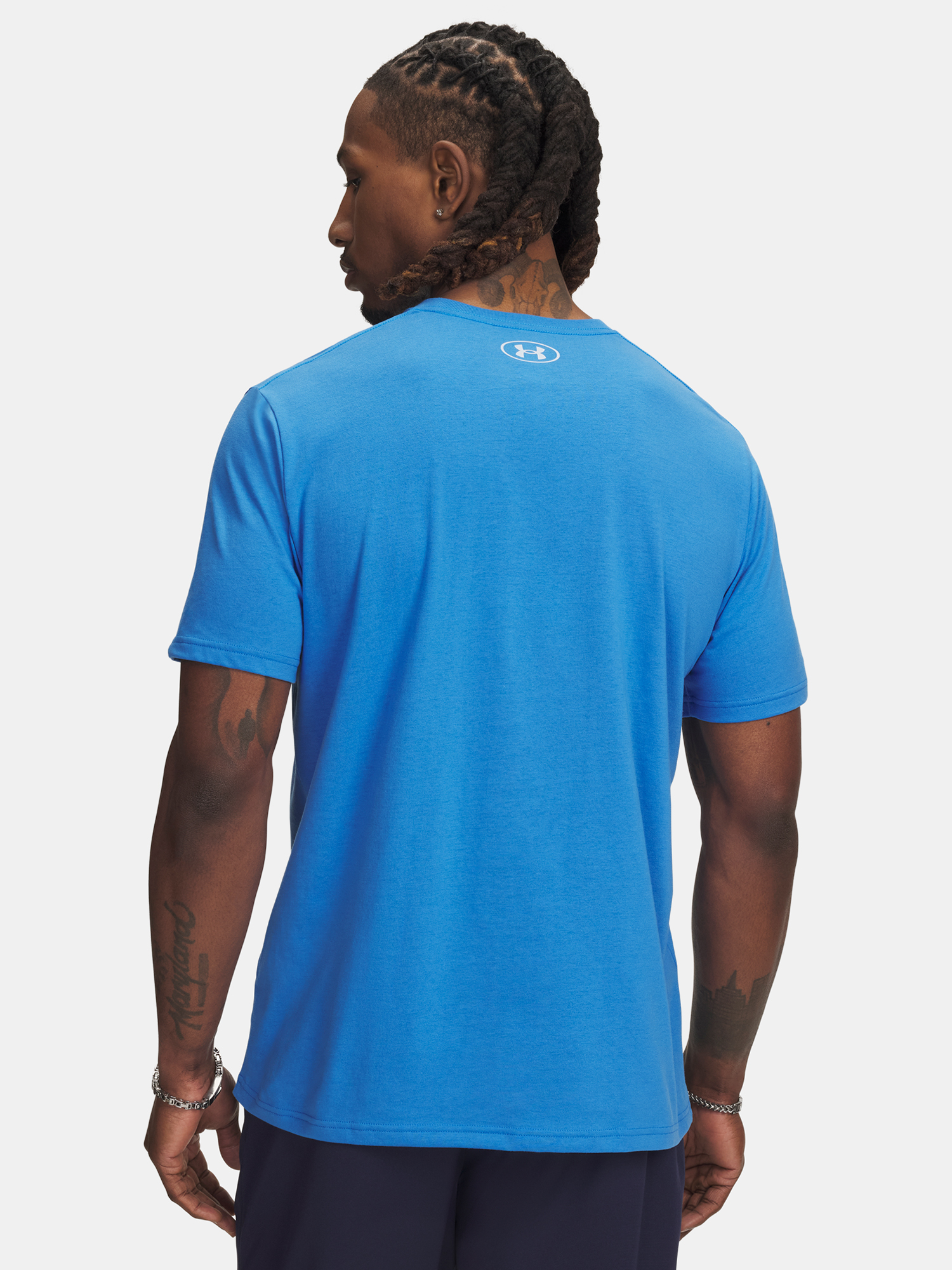 Men's T-shirt Under Armour UA SPORTSTYLE LOGO UPDATE SS-BLU - Men's