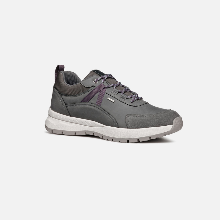 Grey women's sneakers Geox Braies B Abx - Women's