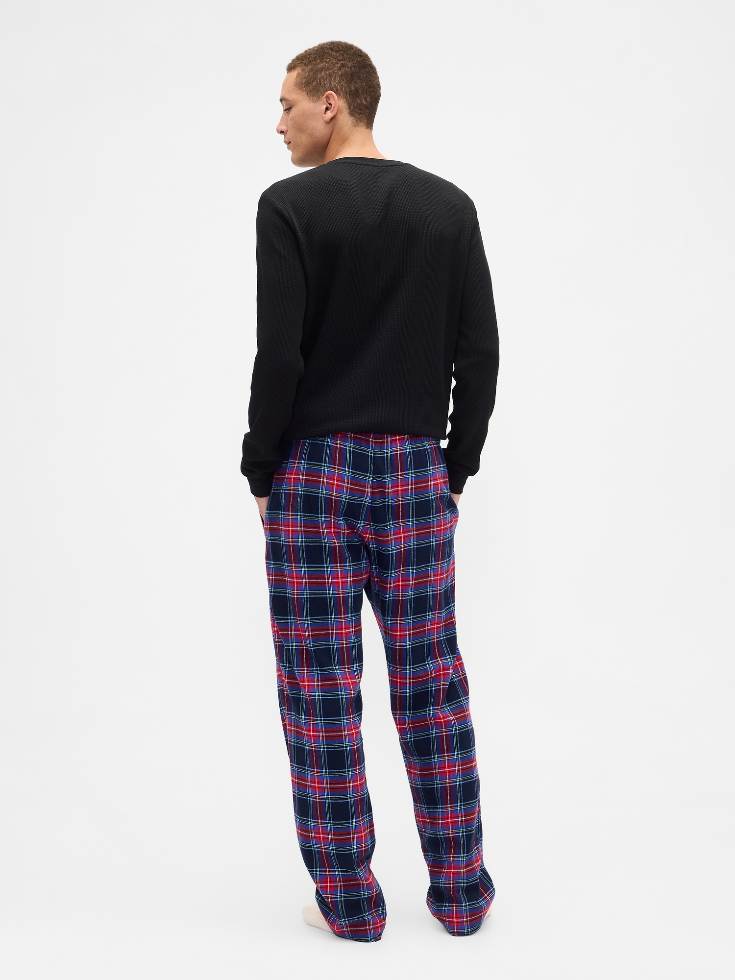 Pantaloni de pijama din flanel pentru bărbați GAP