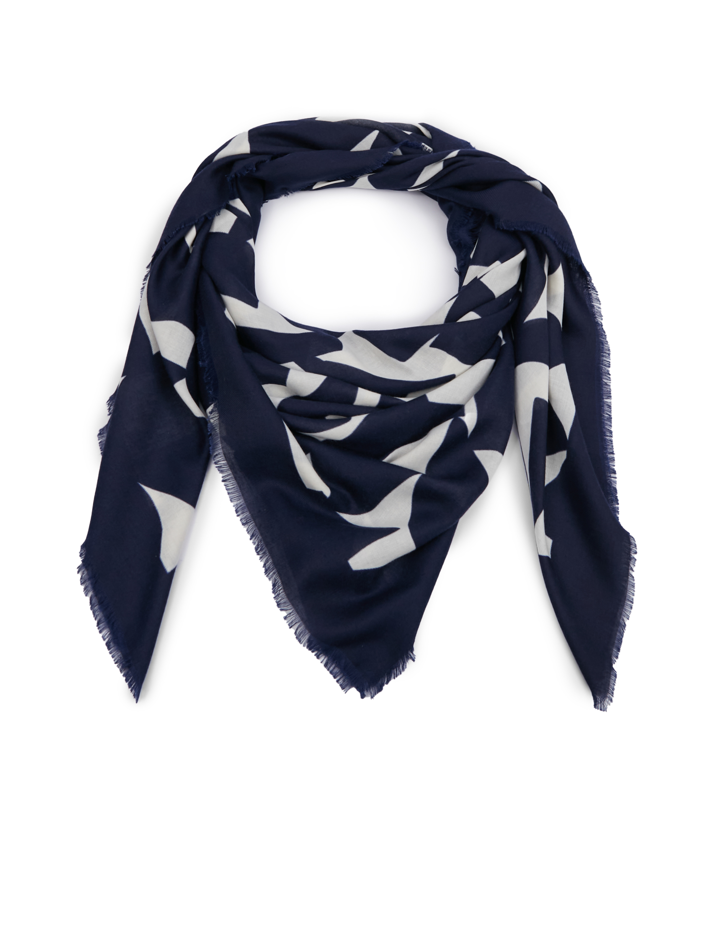 Orsay Dark blue patterned women's scarf - Women