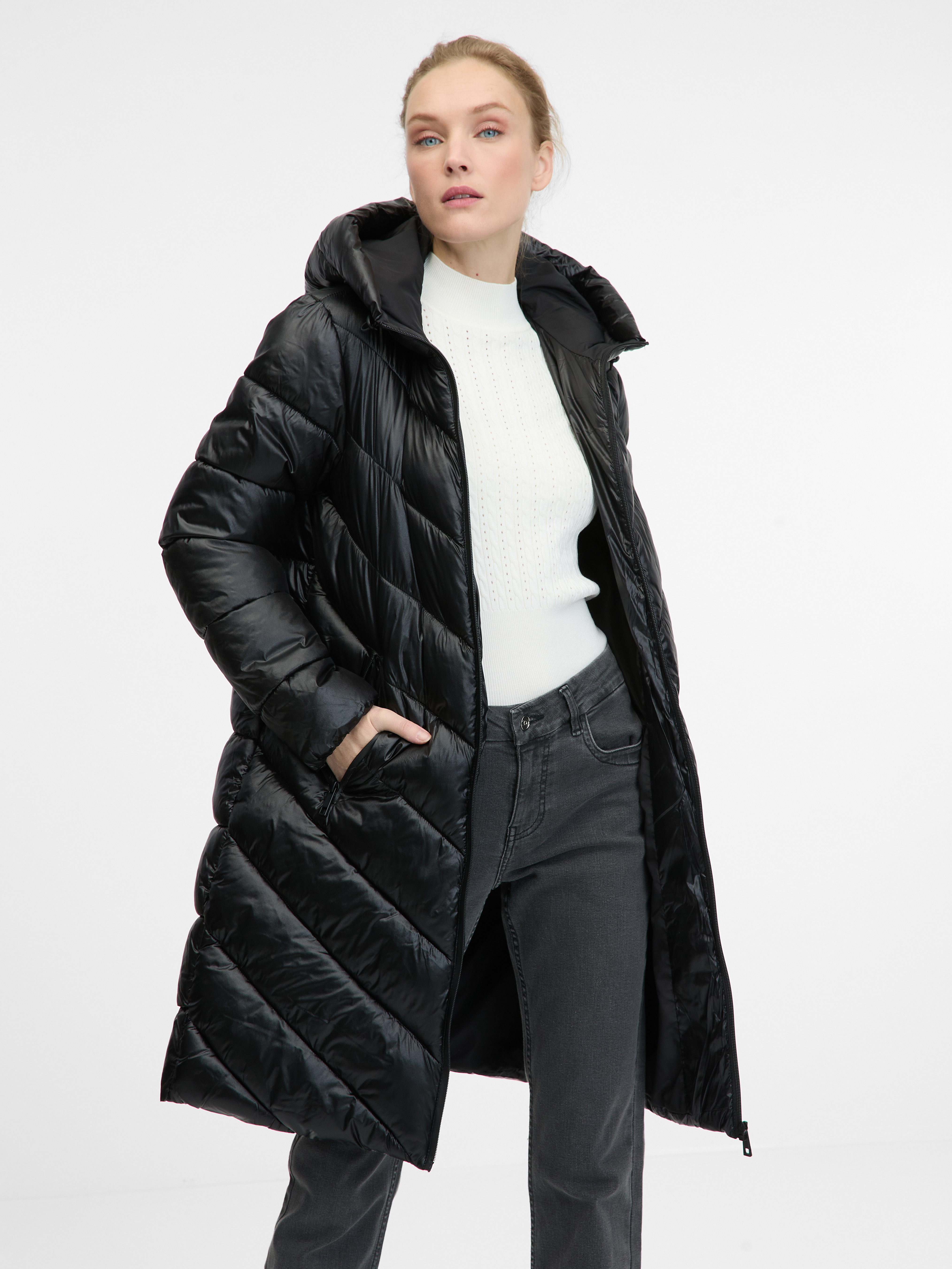 Black women&#039;s winter jacket ORSAY - Women&#039;s