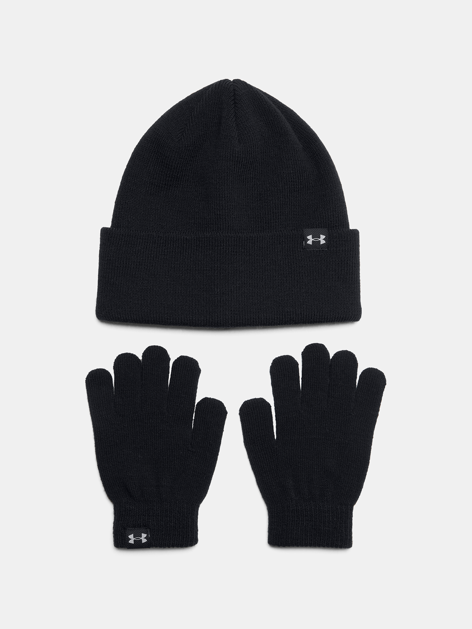 Čepice Under Armour G Beanie/Glove Combo-BLK - Holky