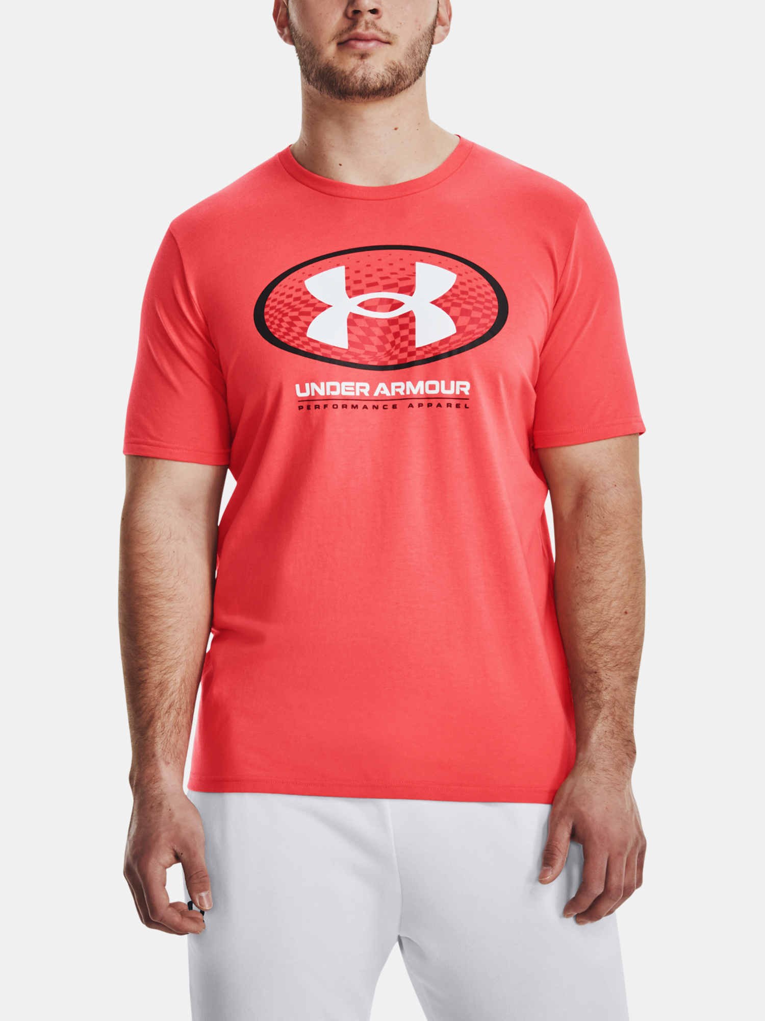 Under Armour T-Shirt UA MULTI-COLOR LOCKERTAG SS-RED - Men