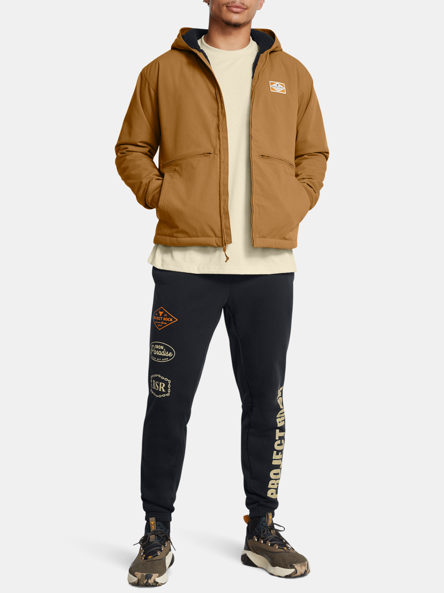 Men's Under Armour Pjt Rck Work Jacket-YLW - Men's