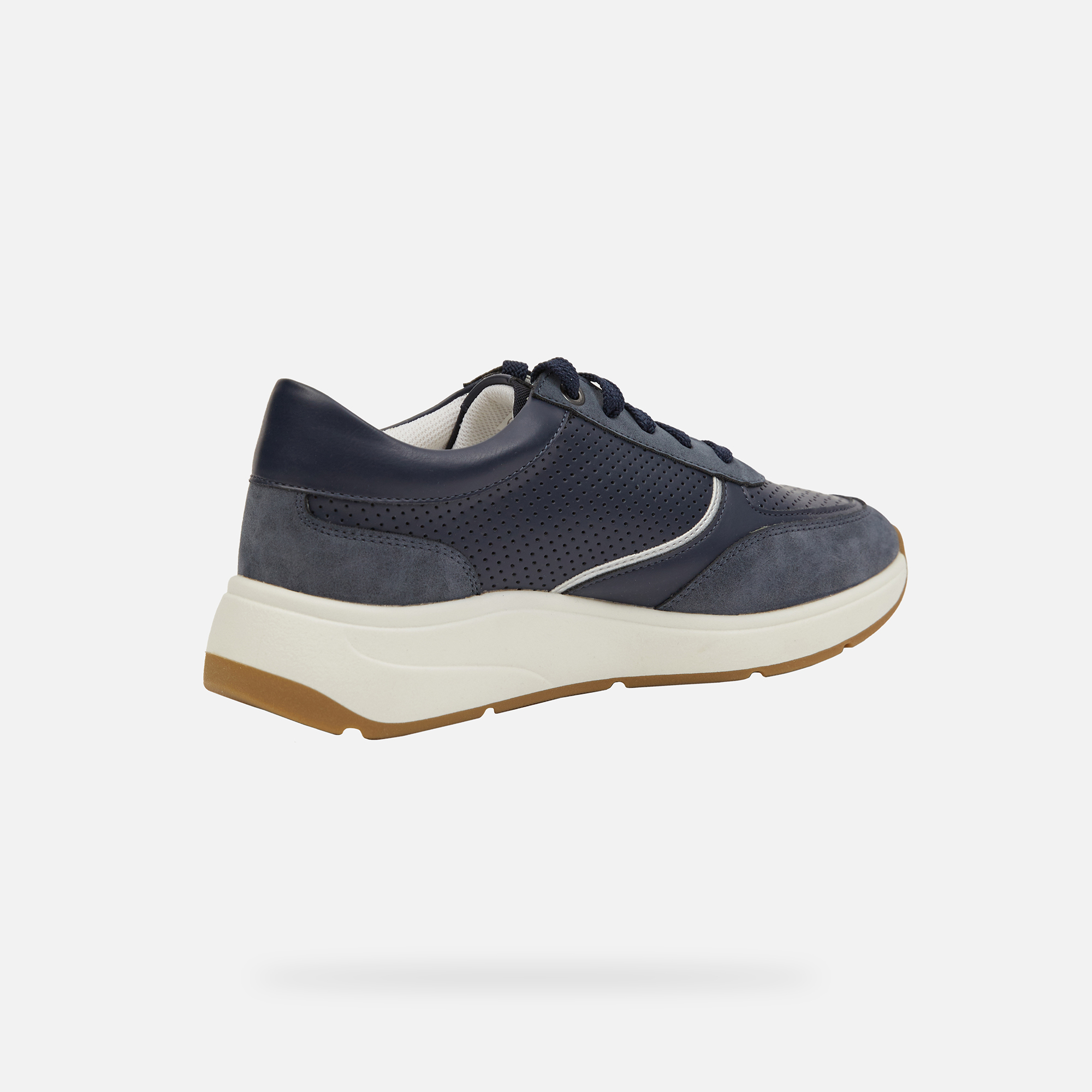 Dark blue women's sneakers Geox Cristael - Women's