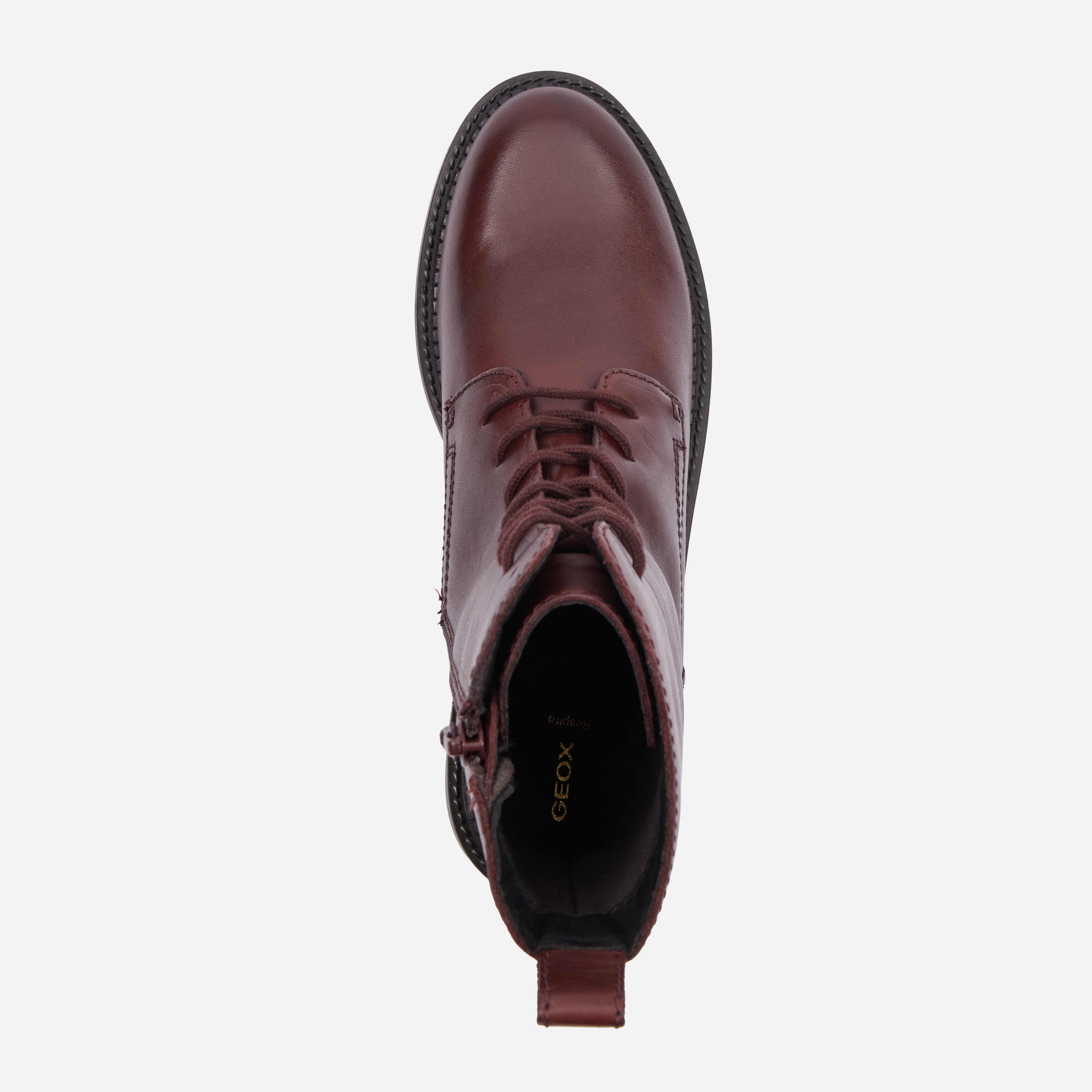 Burgundy women's ankle boots Geox Serilda - Women's