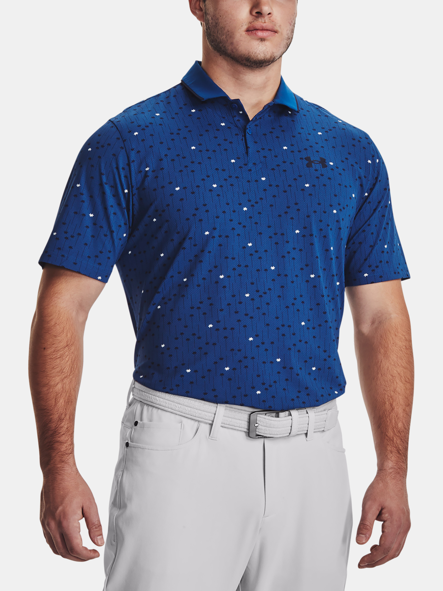 Under Armour Tričko UA Iso-Chill Edge Polo-BLU - Pánské