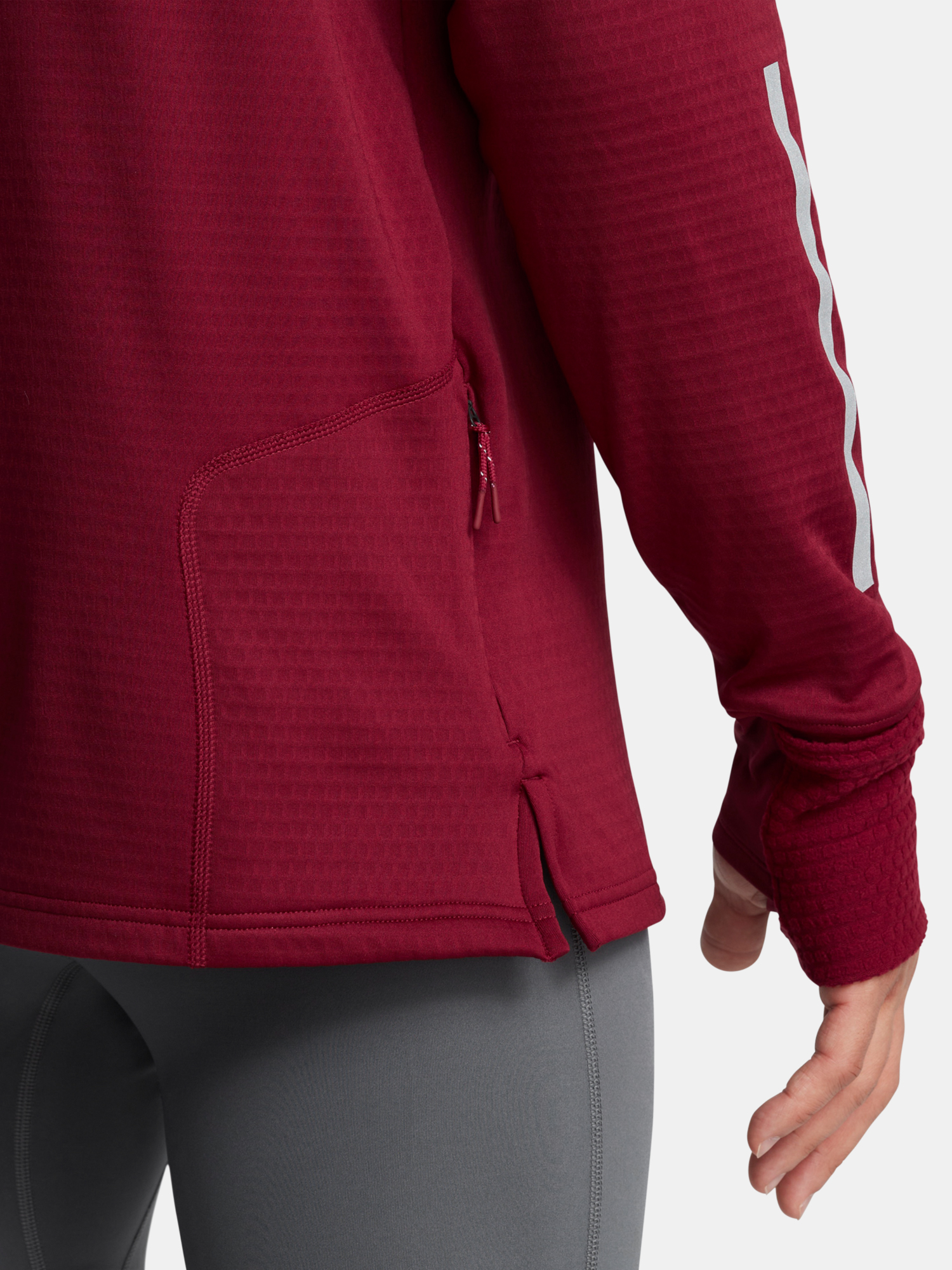 Men's sweatshirt Under Armour UA LAUNCH ELITE CW HOODY-RED - Men's