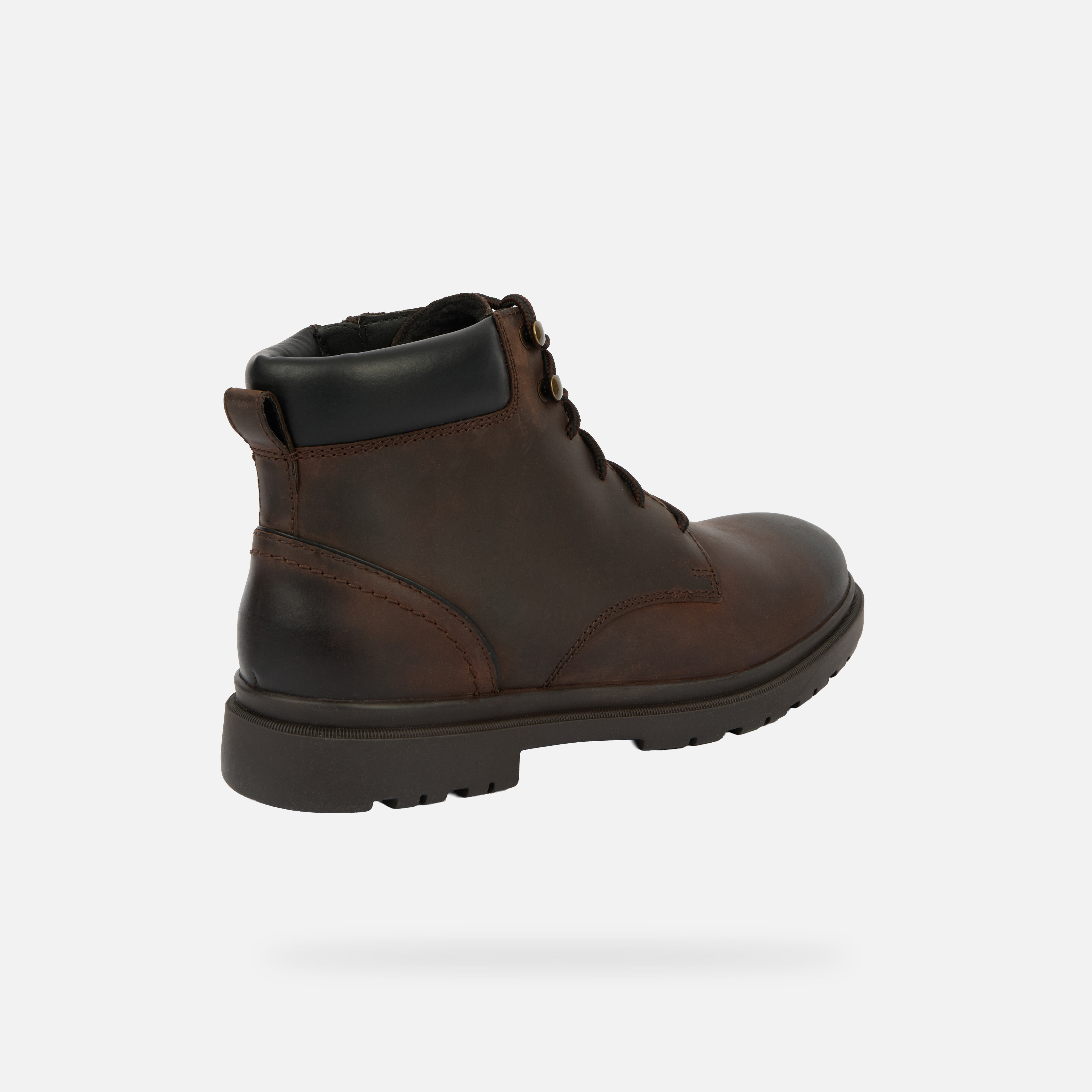 Dark Brown Men's Ankle Boots Geox Andalo - Mens