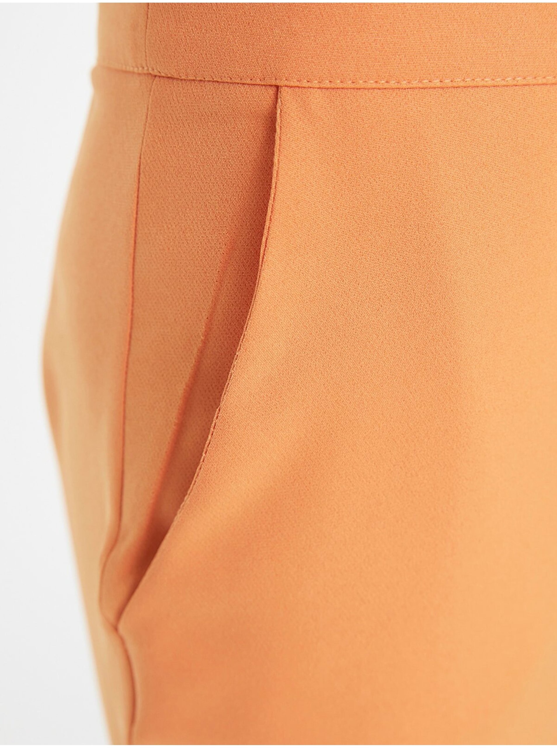 Pantaloni chino pentru femei Trendyol - oranj