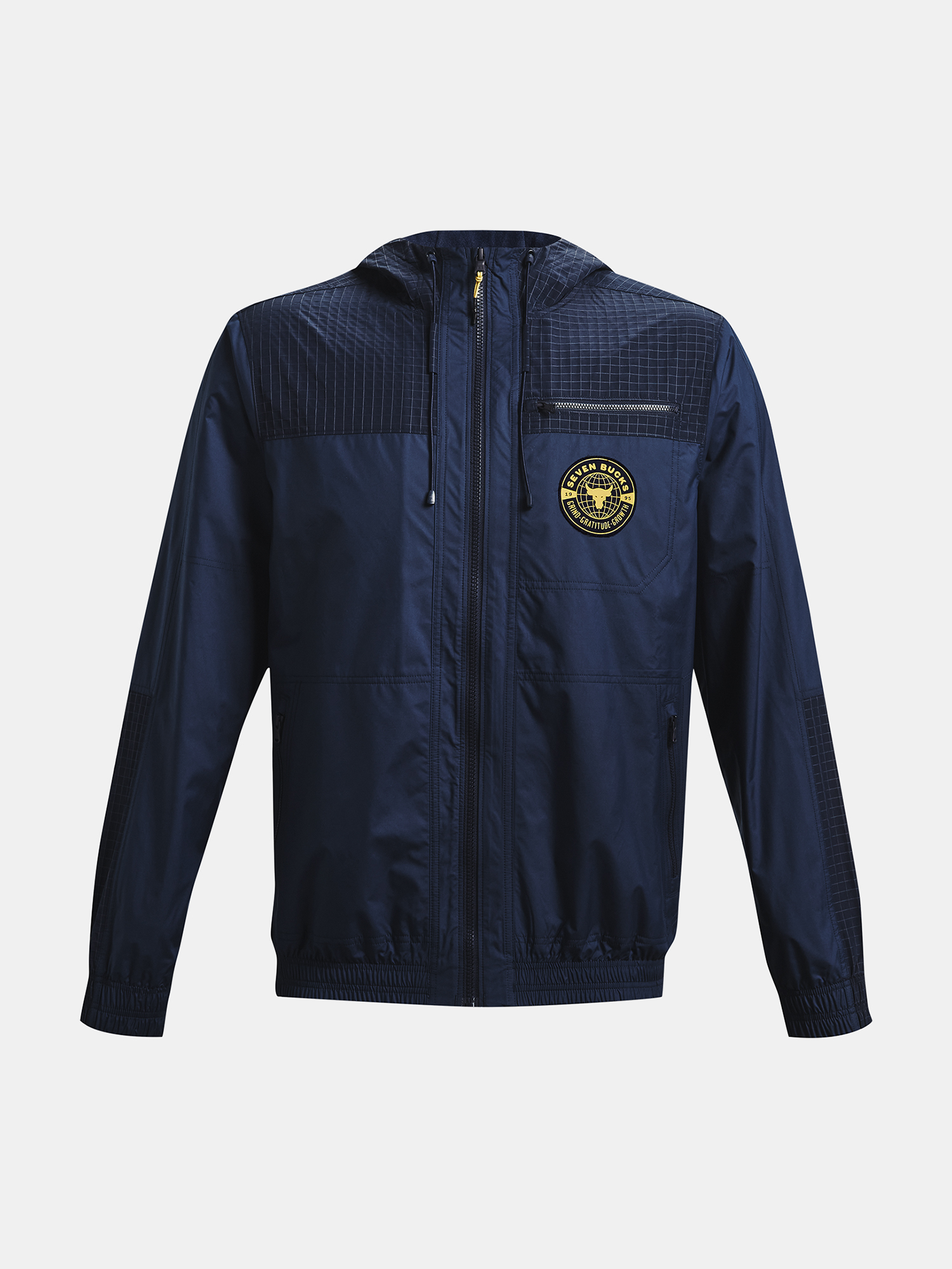 Under Armour Sweatshirt UA Pjt Rock Q1 Woven Layer-NVY - Men's