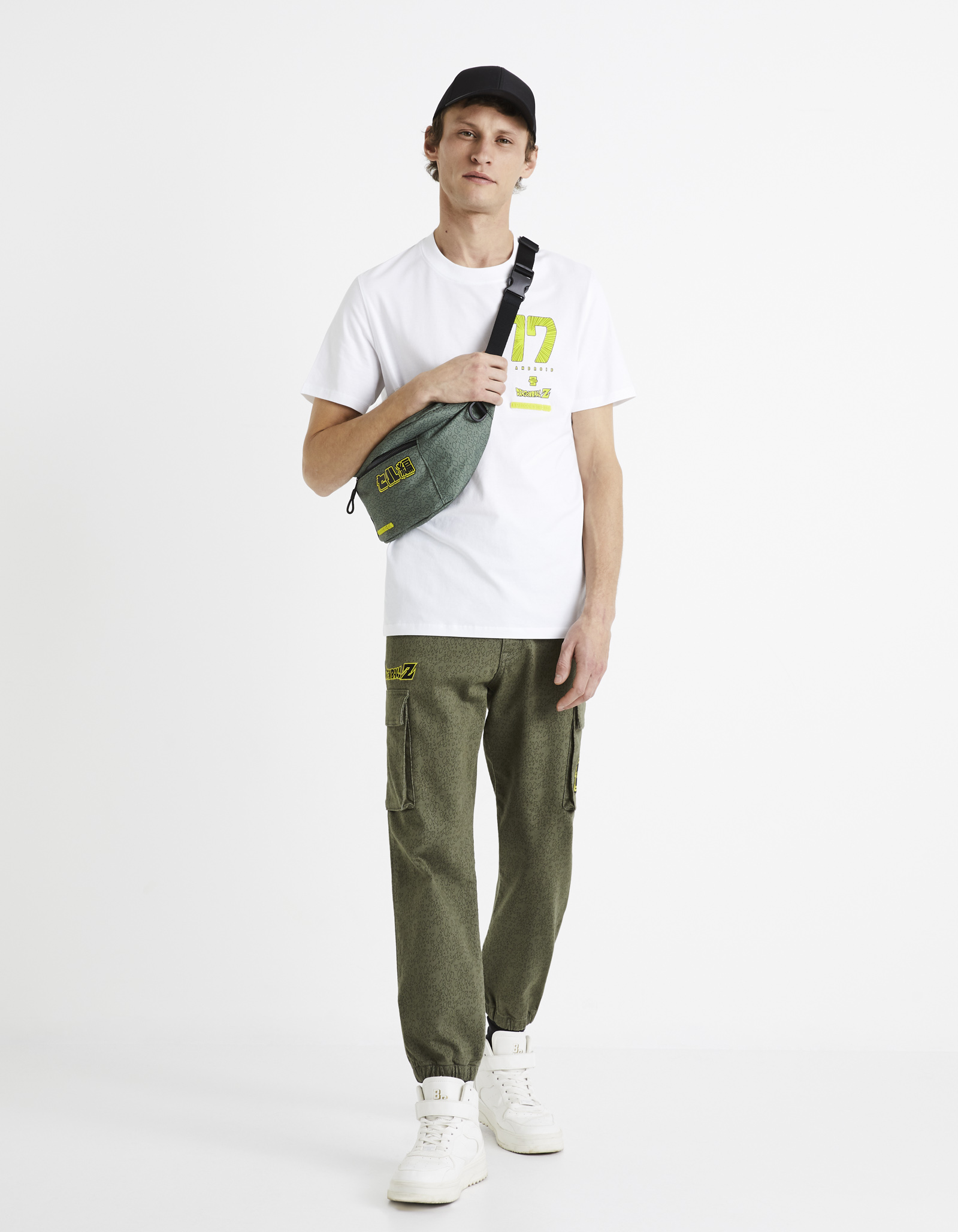 Pantaloni casual pentru barbati Celio - verde