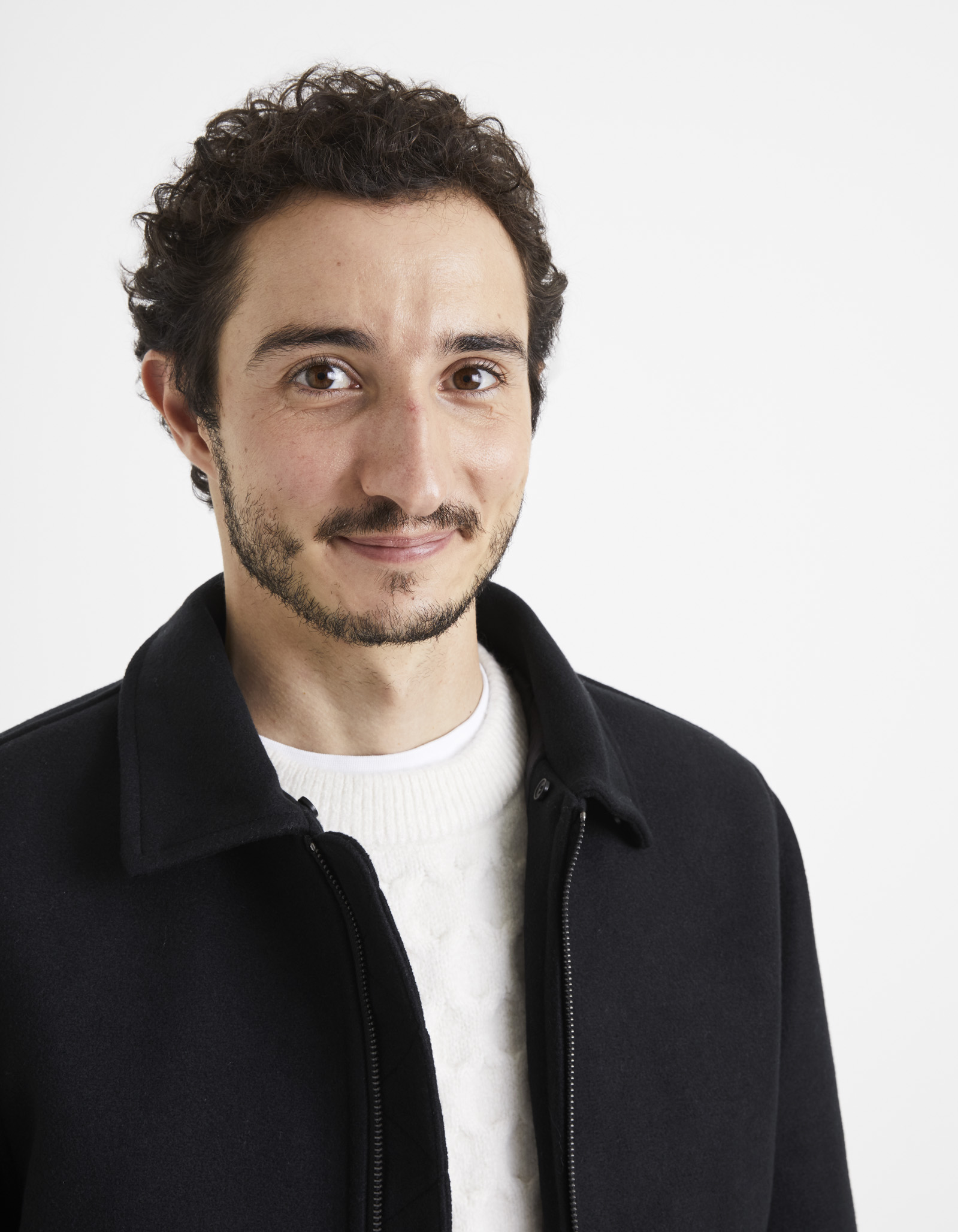 Jachete subtire pentru barbati Celio - albastru inchis