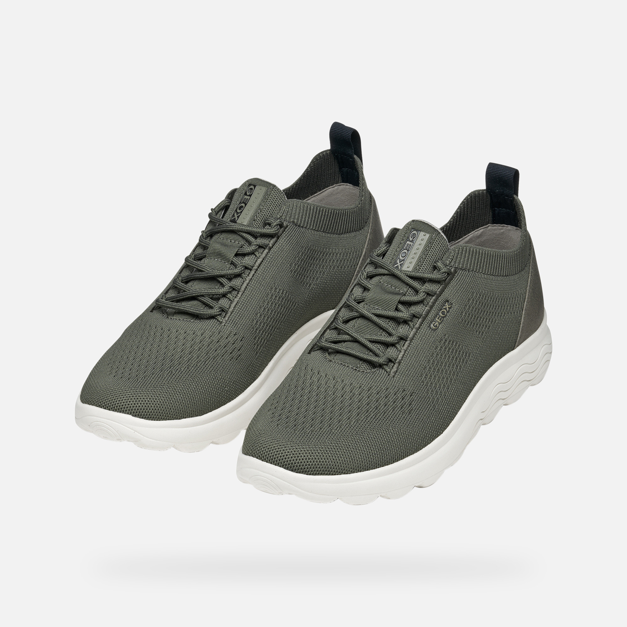 Dark green men's sneakers Geox Spherica - Men's