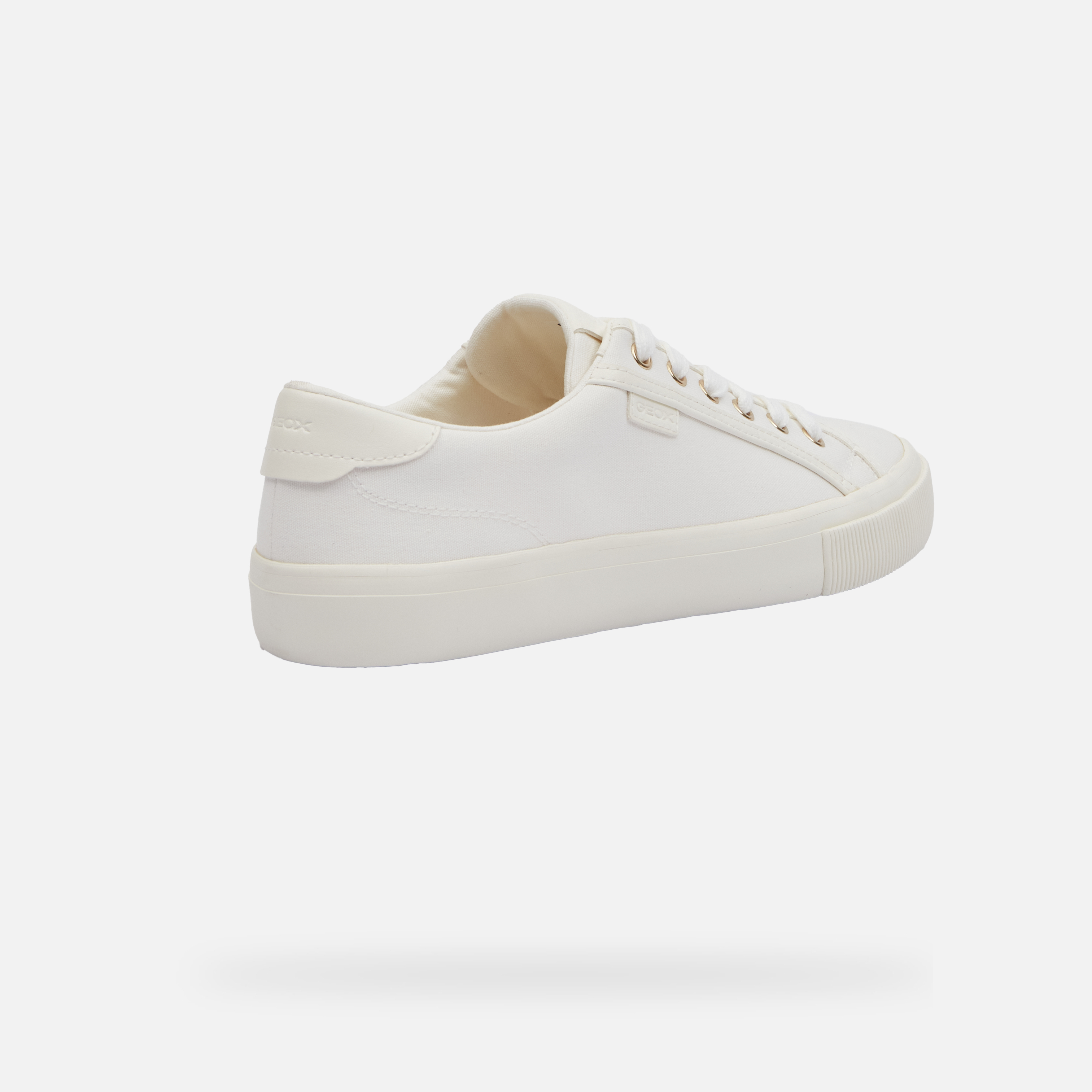 White women's sneakers Geox Emmeleny - Women's