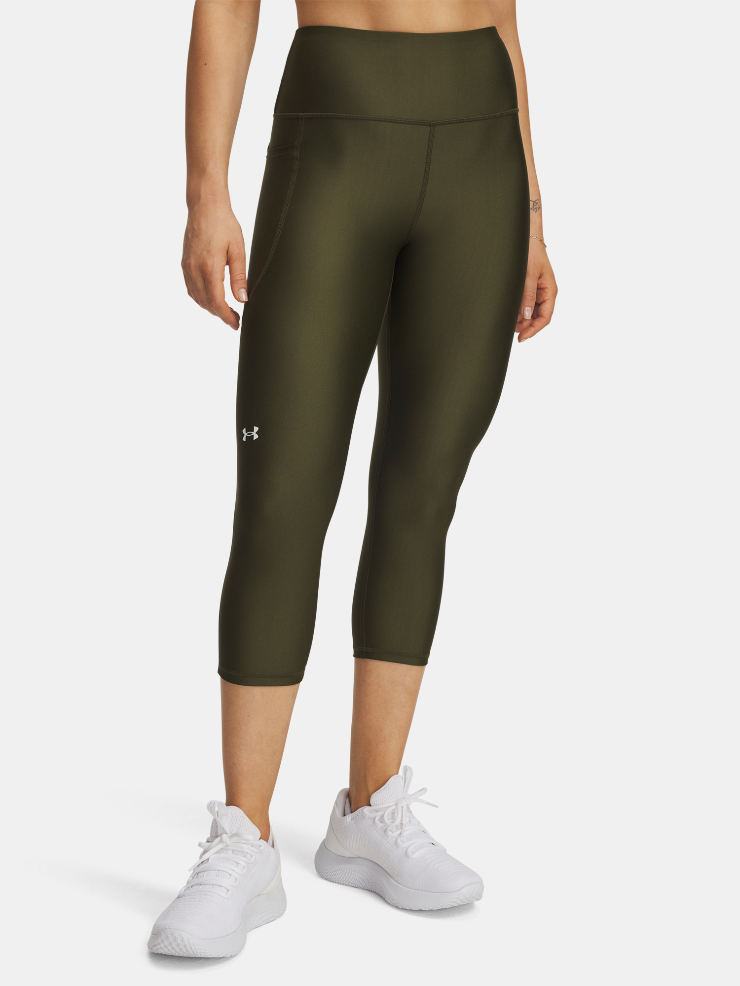 Under Armour Tech Hi Capri-GRN Women's Leggings - Women's