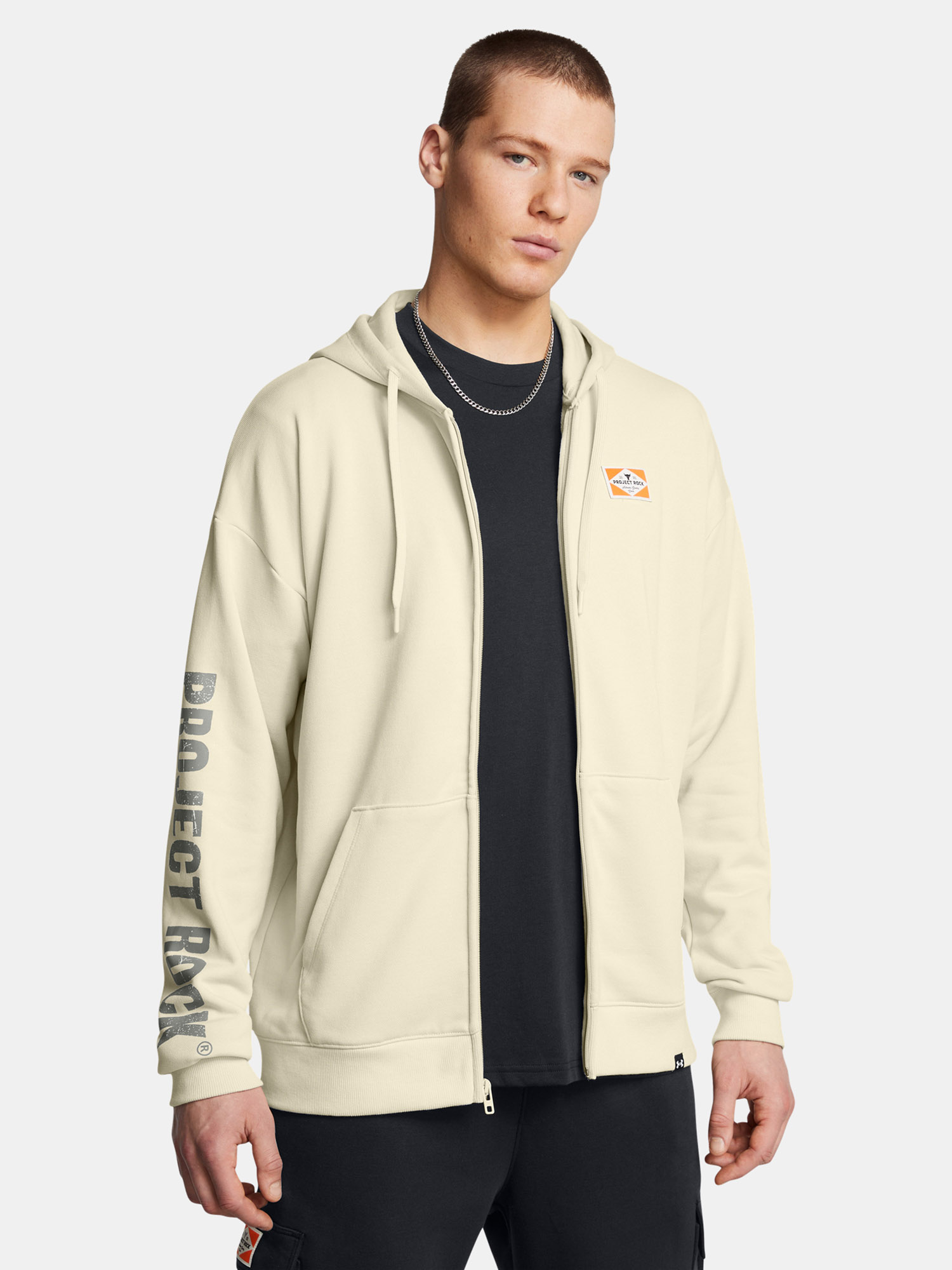 Under Armour Sweatshirt Pjt Rck HWT FZ Tools-BRN - Men's