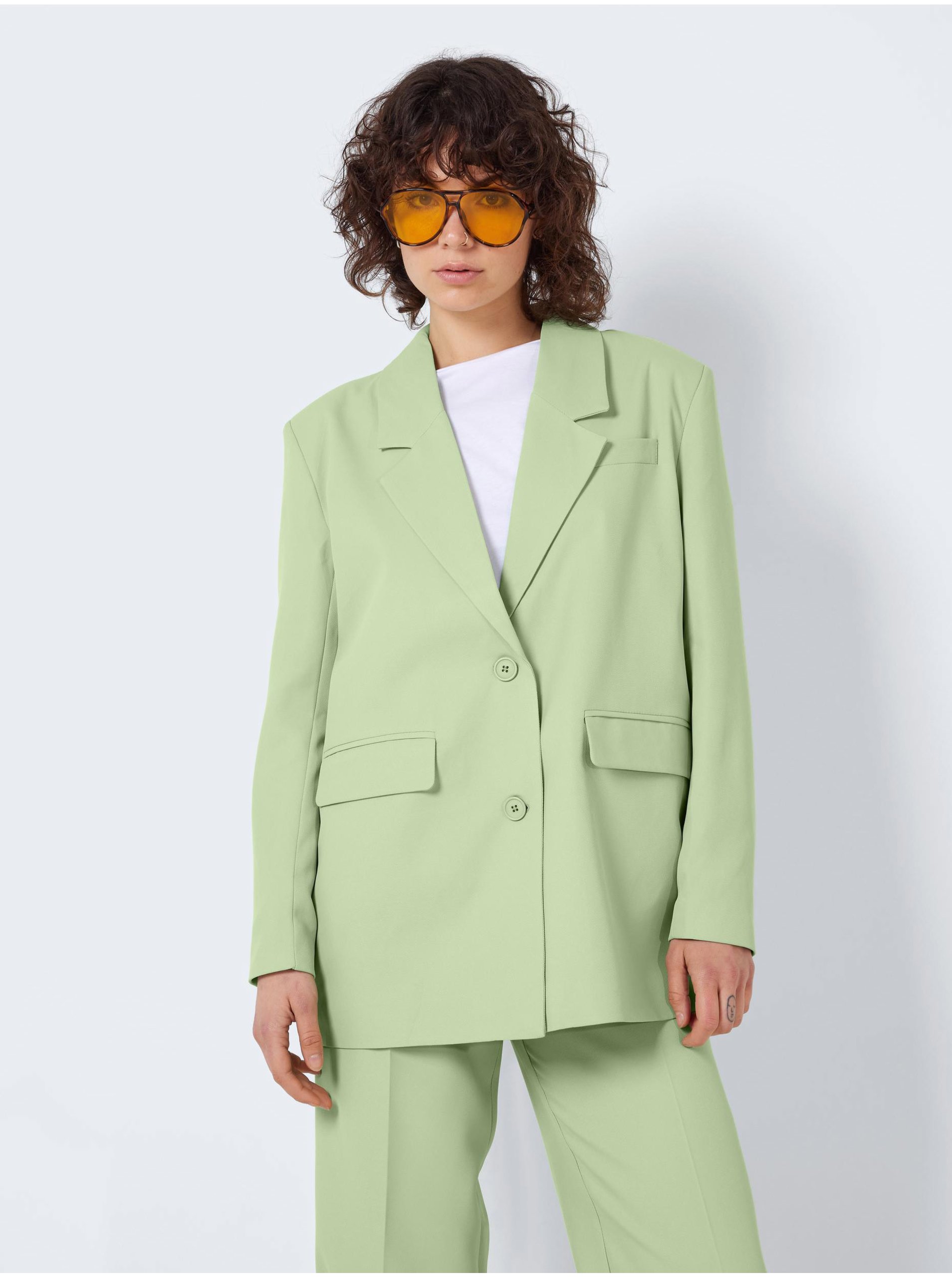 Light Green Ladies Jacket Noisy May Milla - Women
