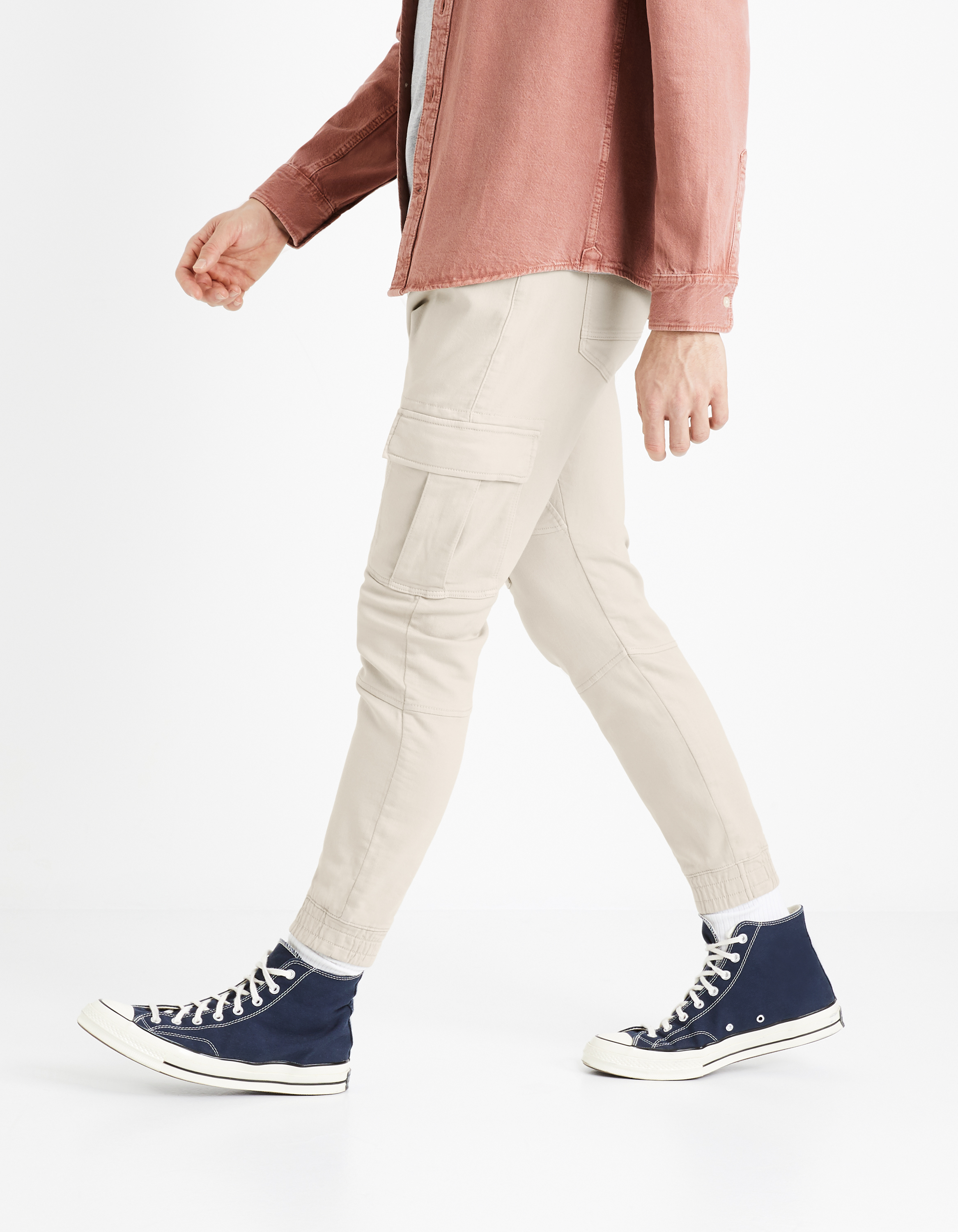 Pantaloni casual pentru barbati Celio - bej