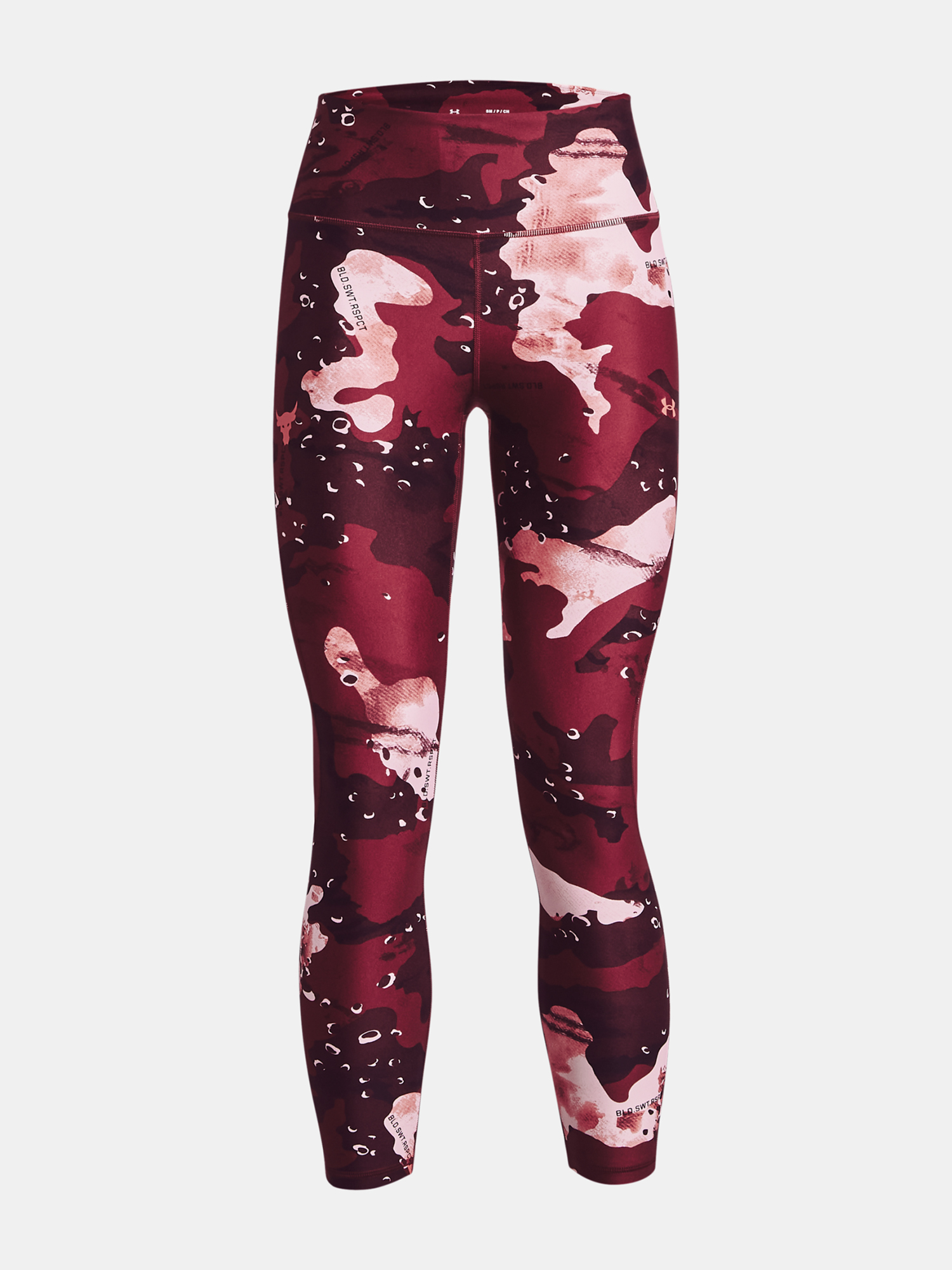 Under Armour Leggings UA Prjct Rock Prt Ankle Leg-RED - Ladies