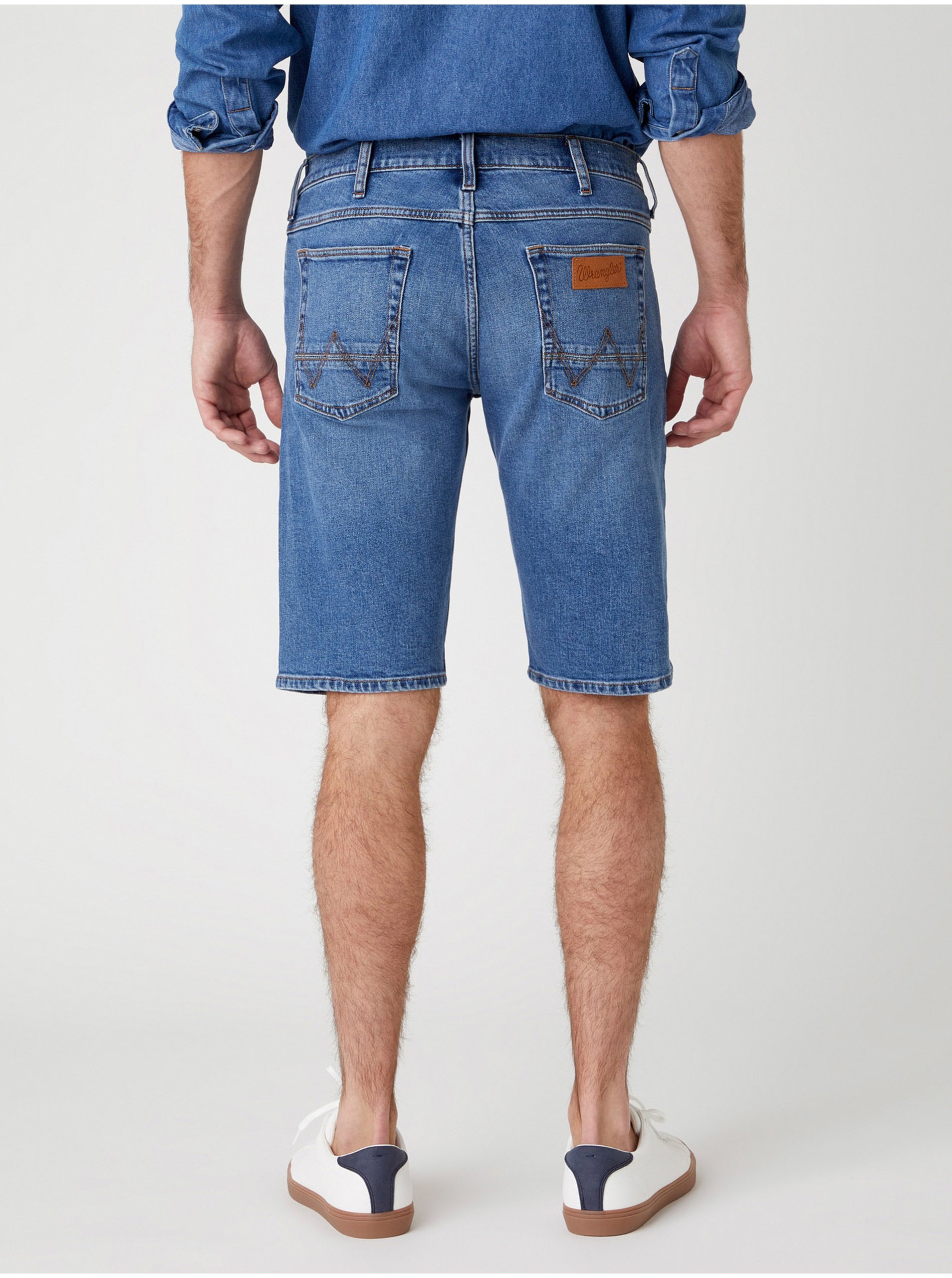 Pantaloni scurti pentru barbati Wrangler - albastru