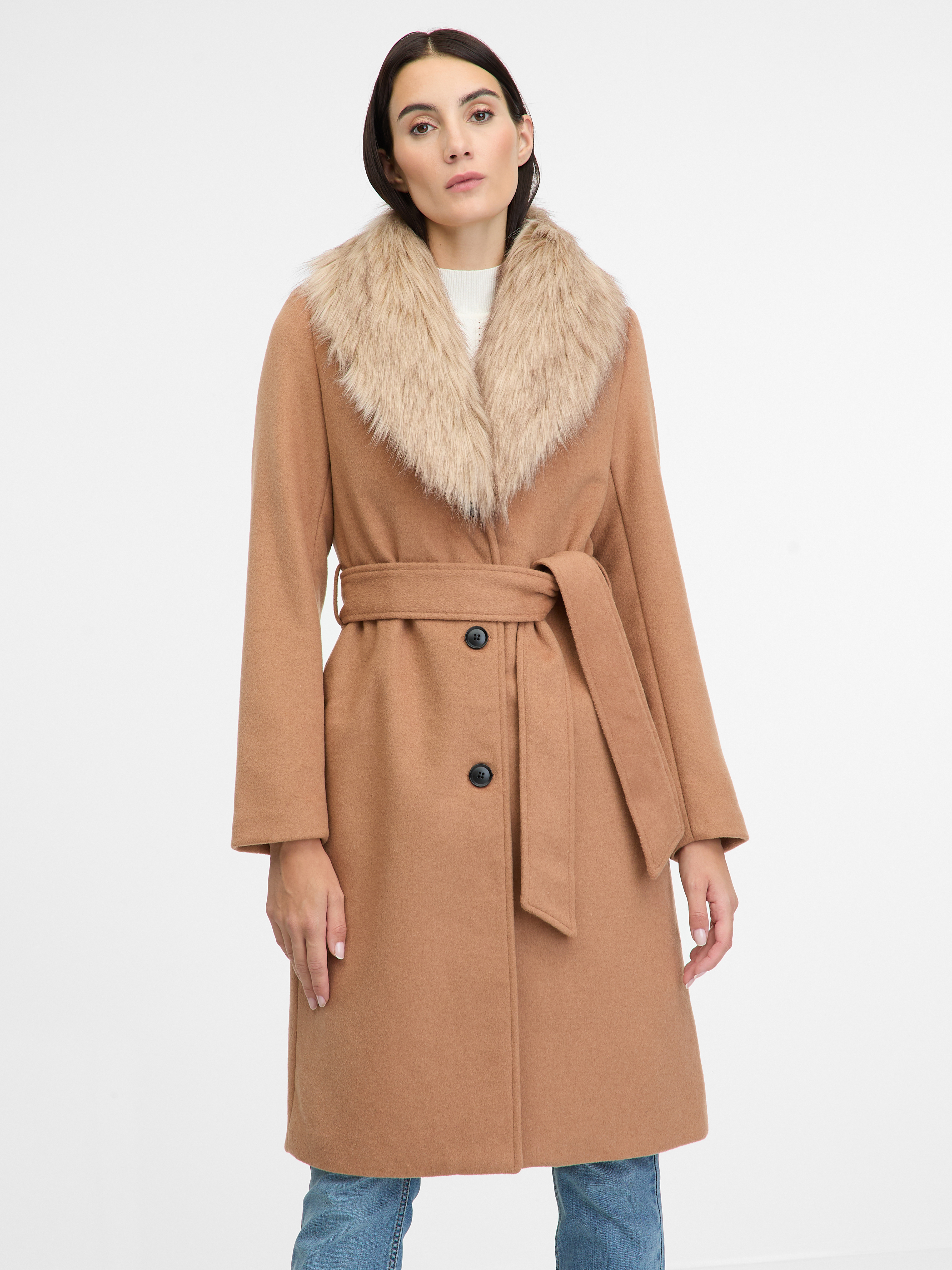 Light brown womens coat ORSAY - Womens