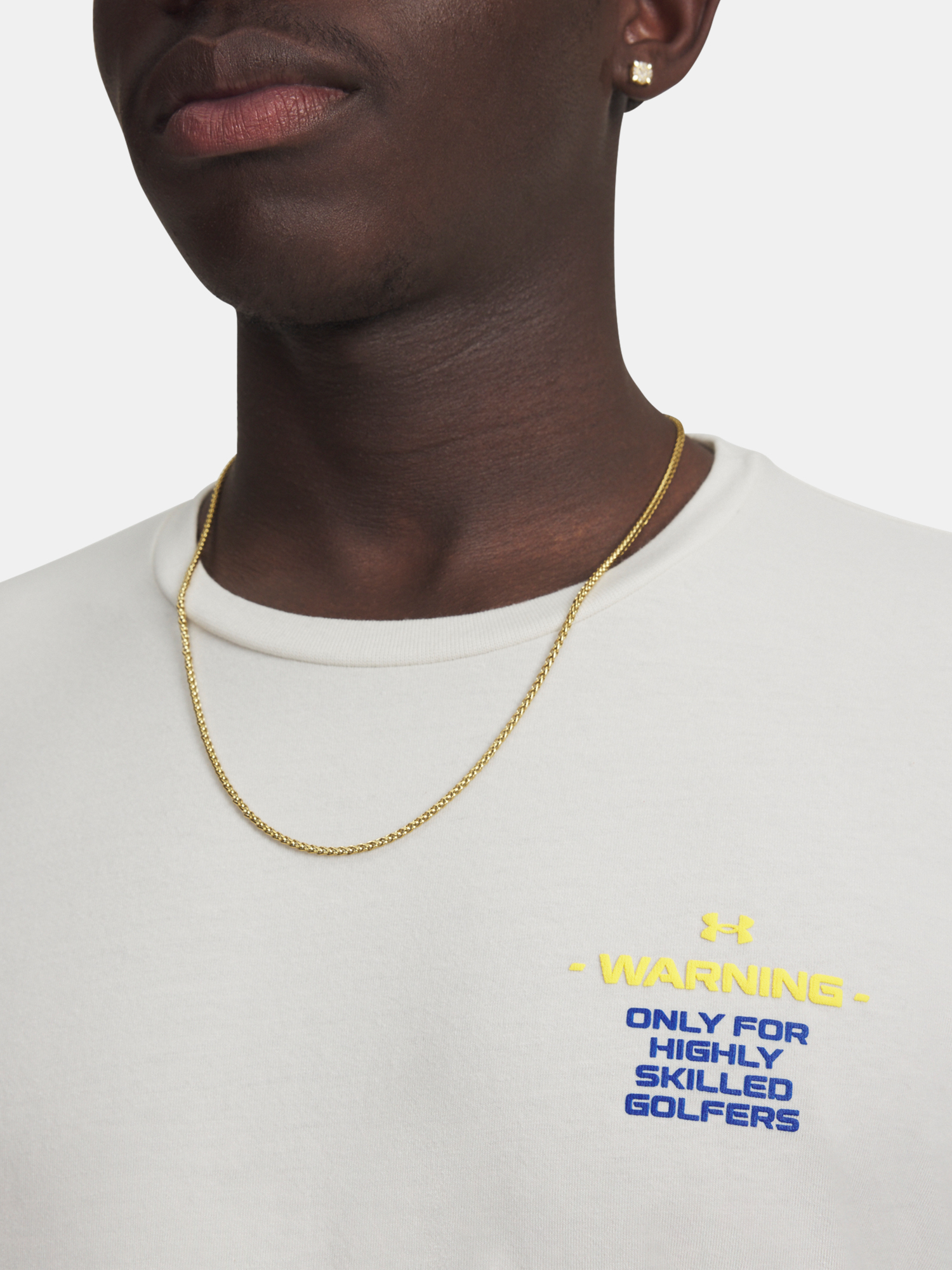 Men's Under Armour UA Golf Warning SS-BRN T-Shirt - Men's