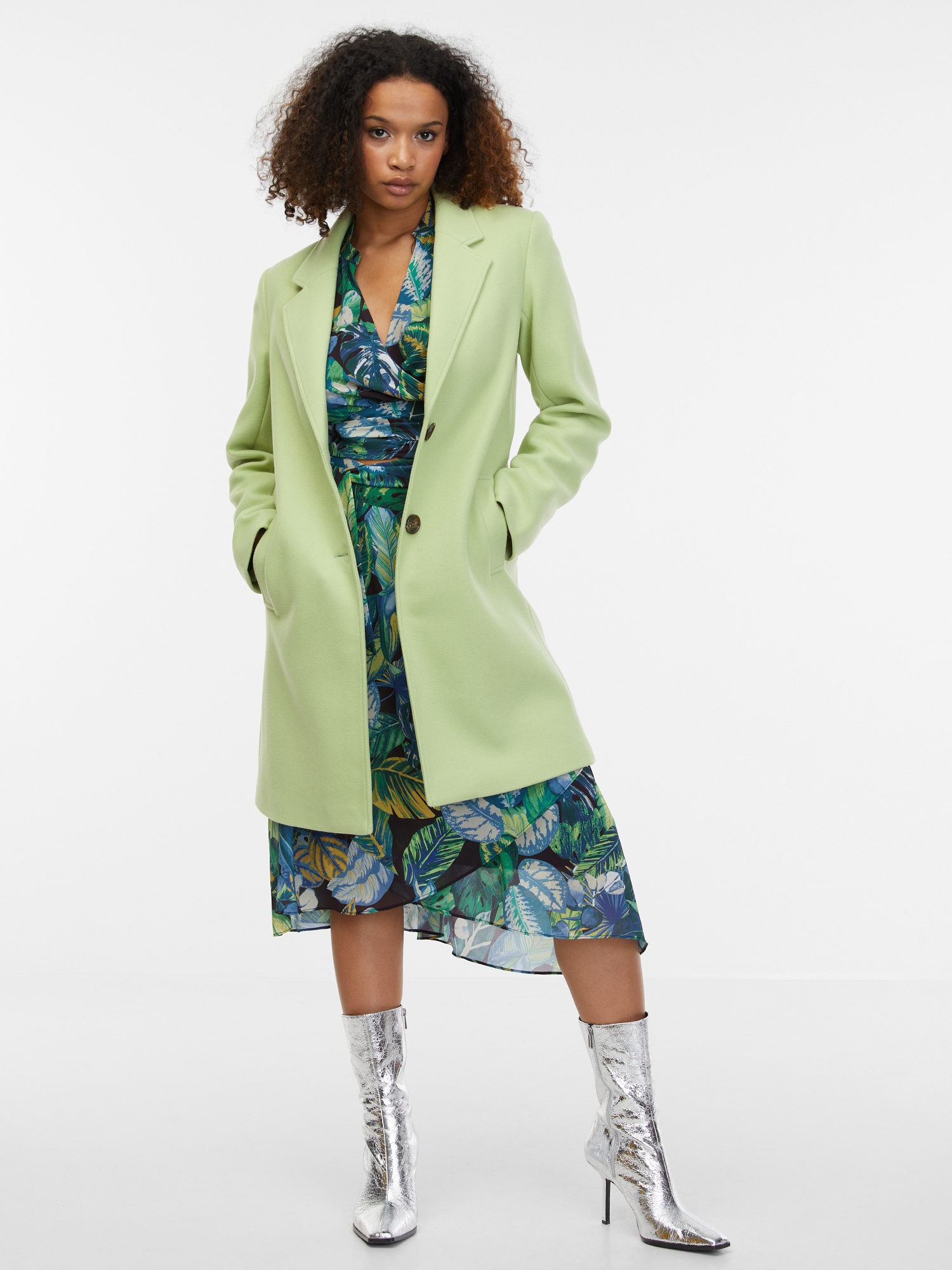 Marimi curvy pentru femei ORSAY - verde deschis