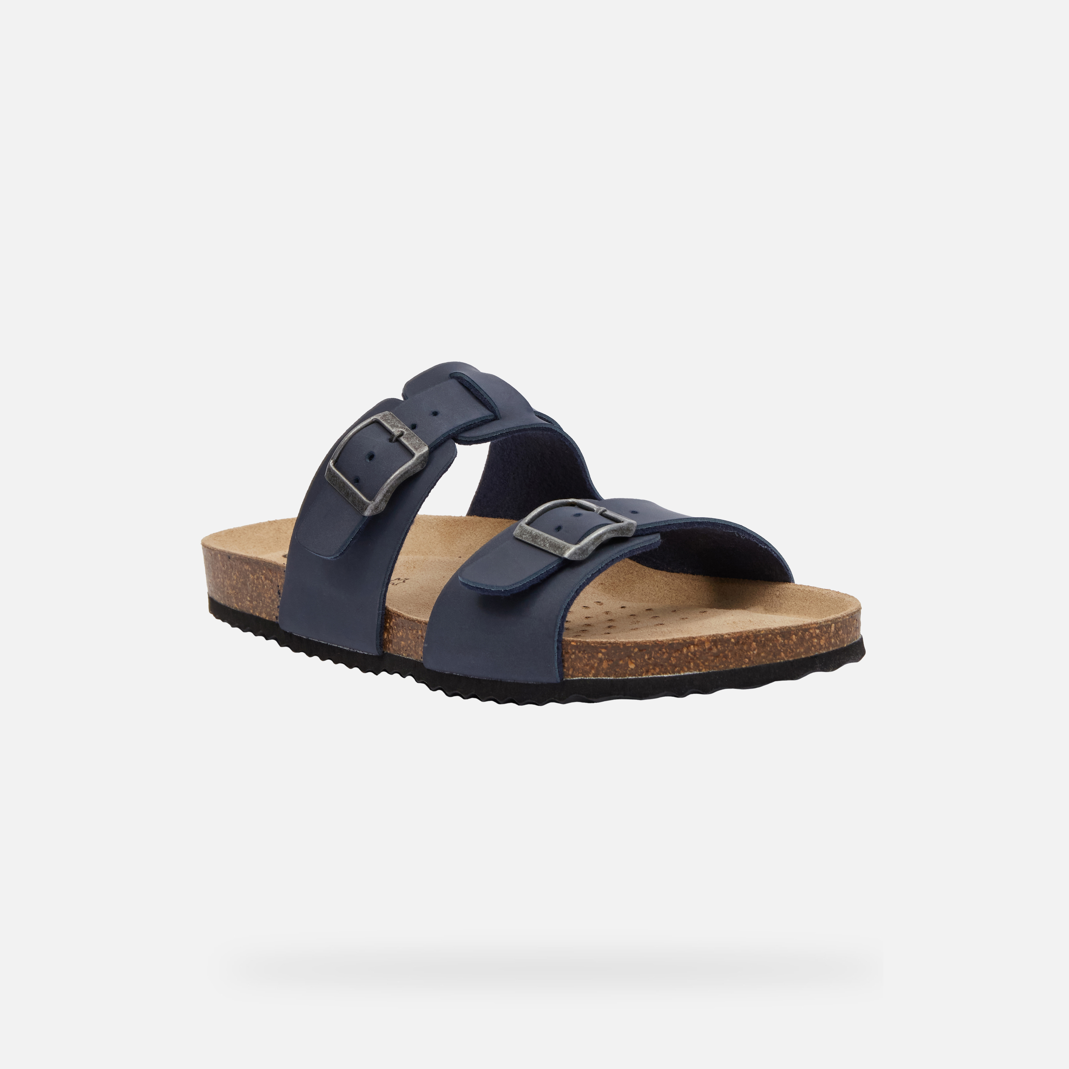 Dark blue men&#039;s slippers Geox Ghita - Men&#039;s