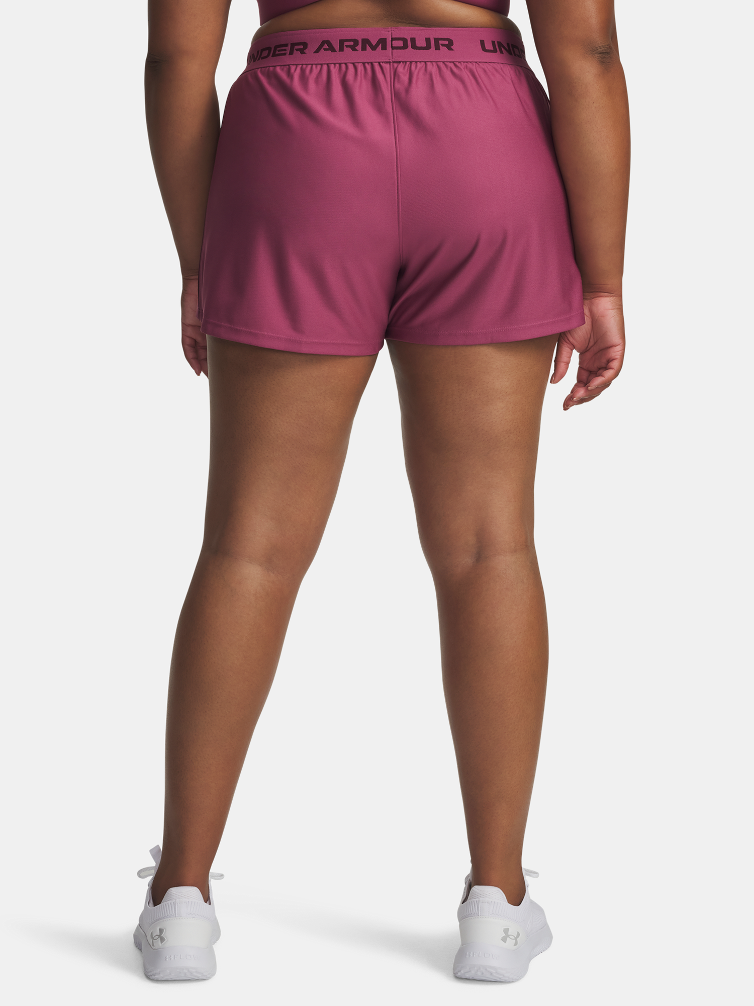 Under Armour Tech Play Up Shorts&amp;-RED - Women&#039;s Shorts