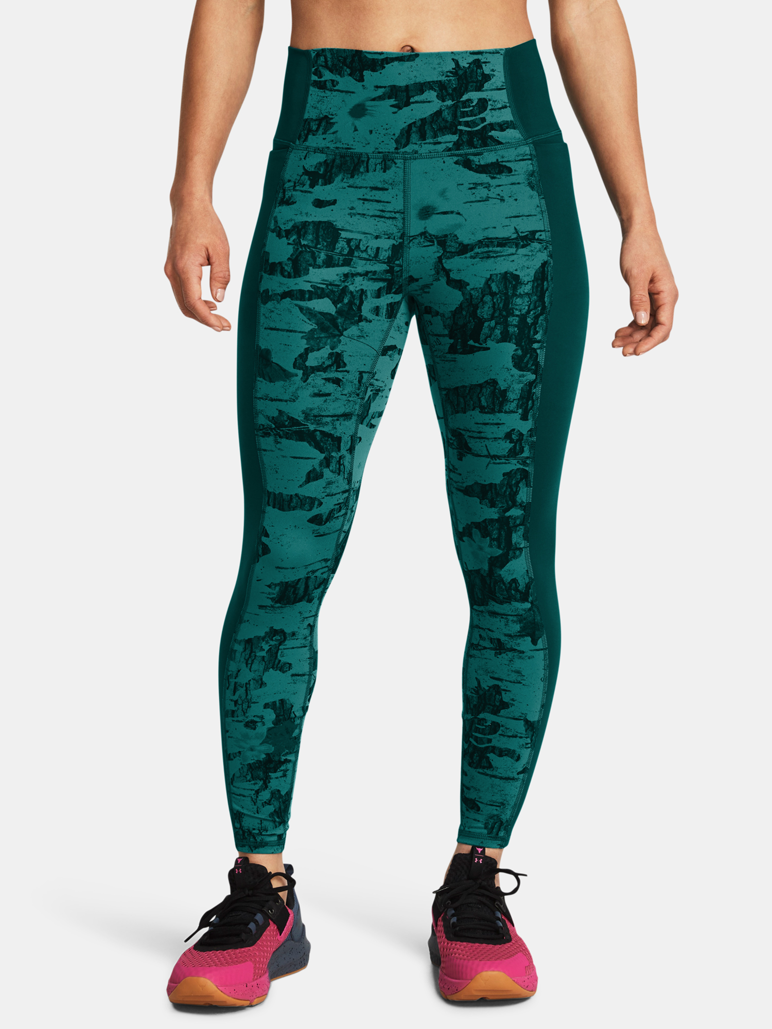 Under Armour Legíny Pjt Rck LG Ankl Pt Lg-GRN - Dámské