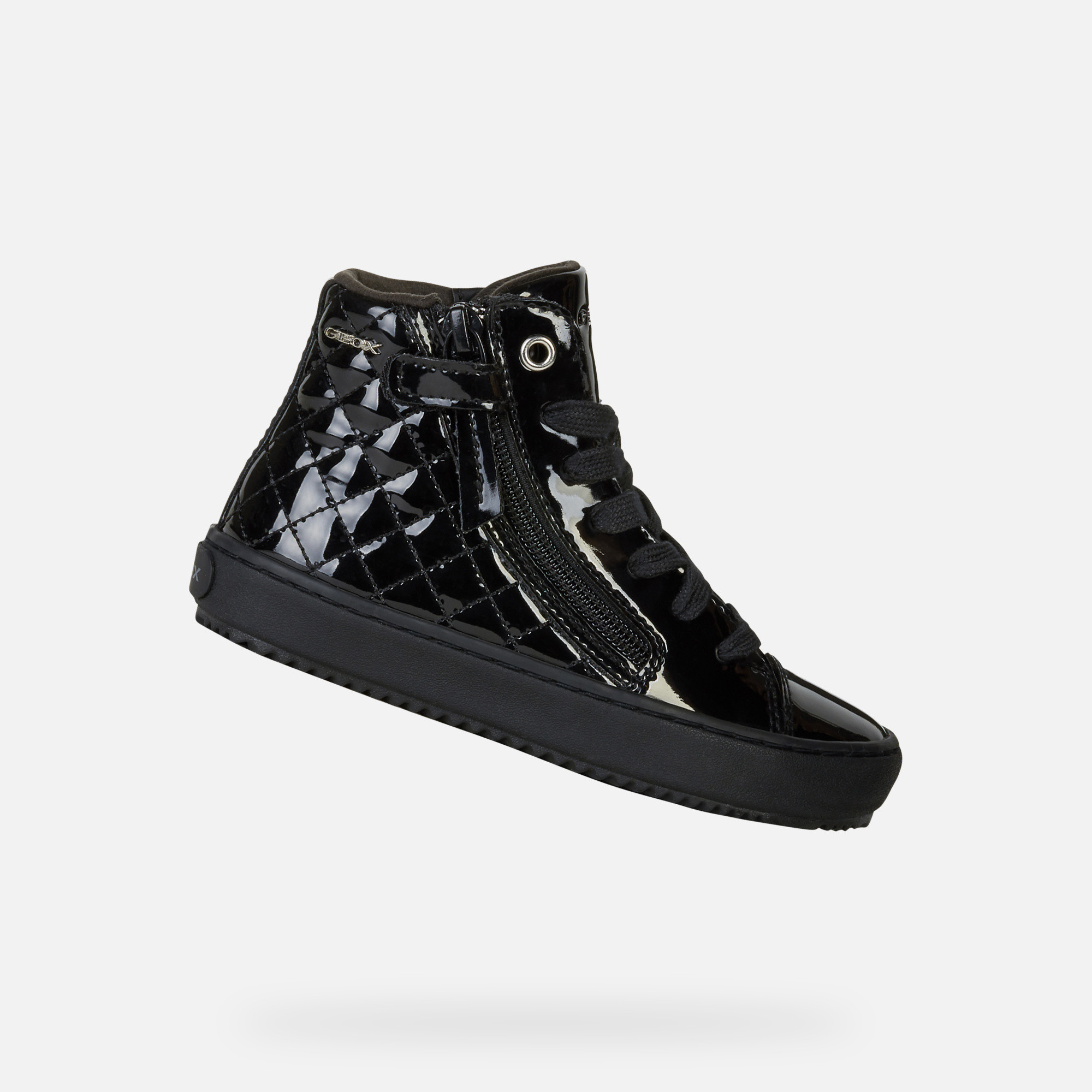Black Girls Geox Kalispera Sneakers - Girls