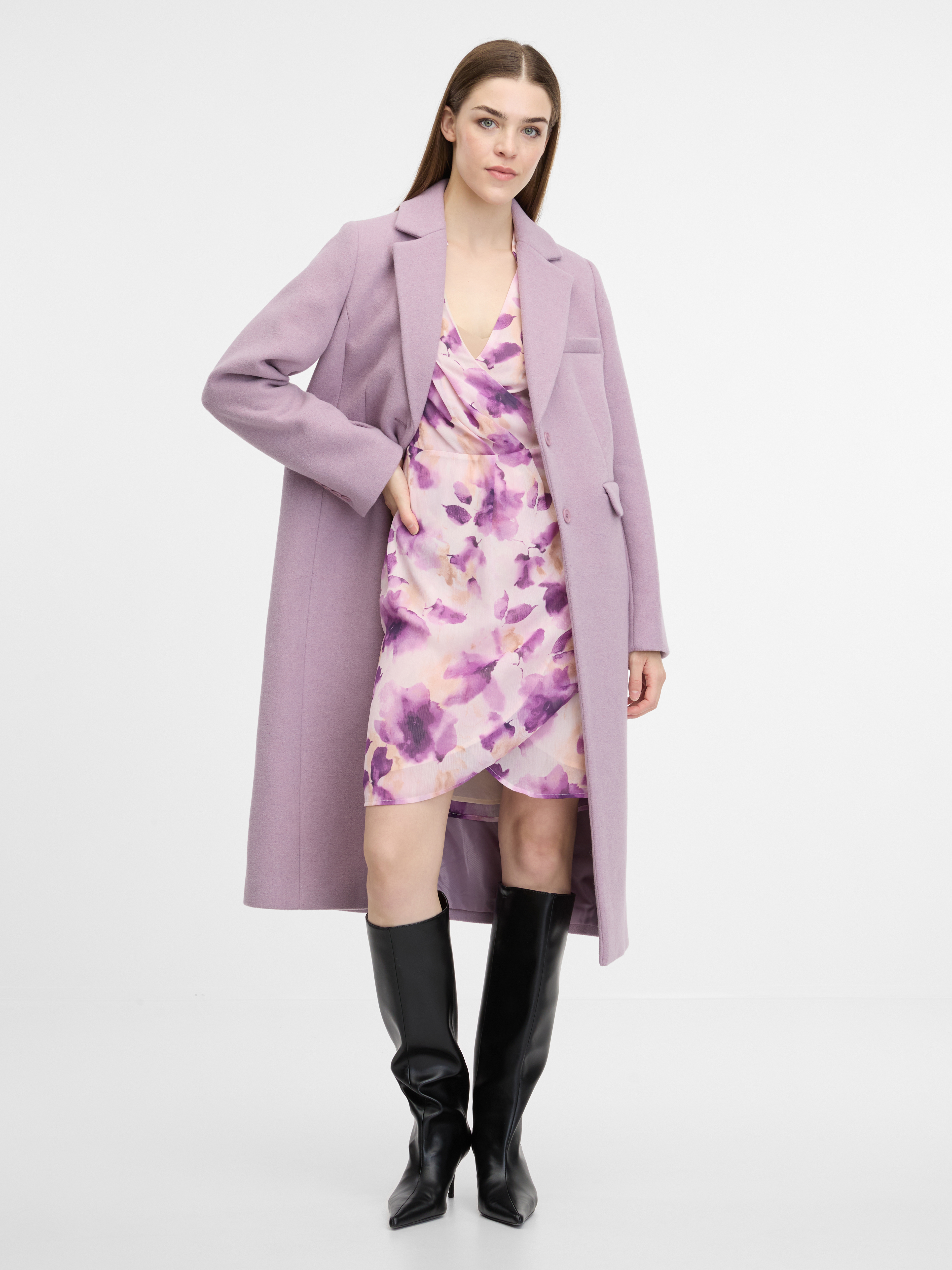 Light pink women's coat ORSAY - Women's