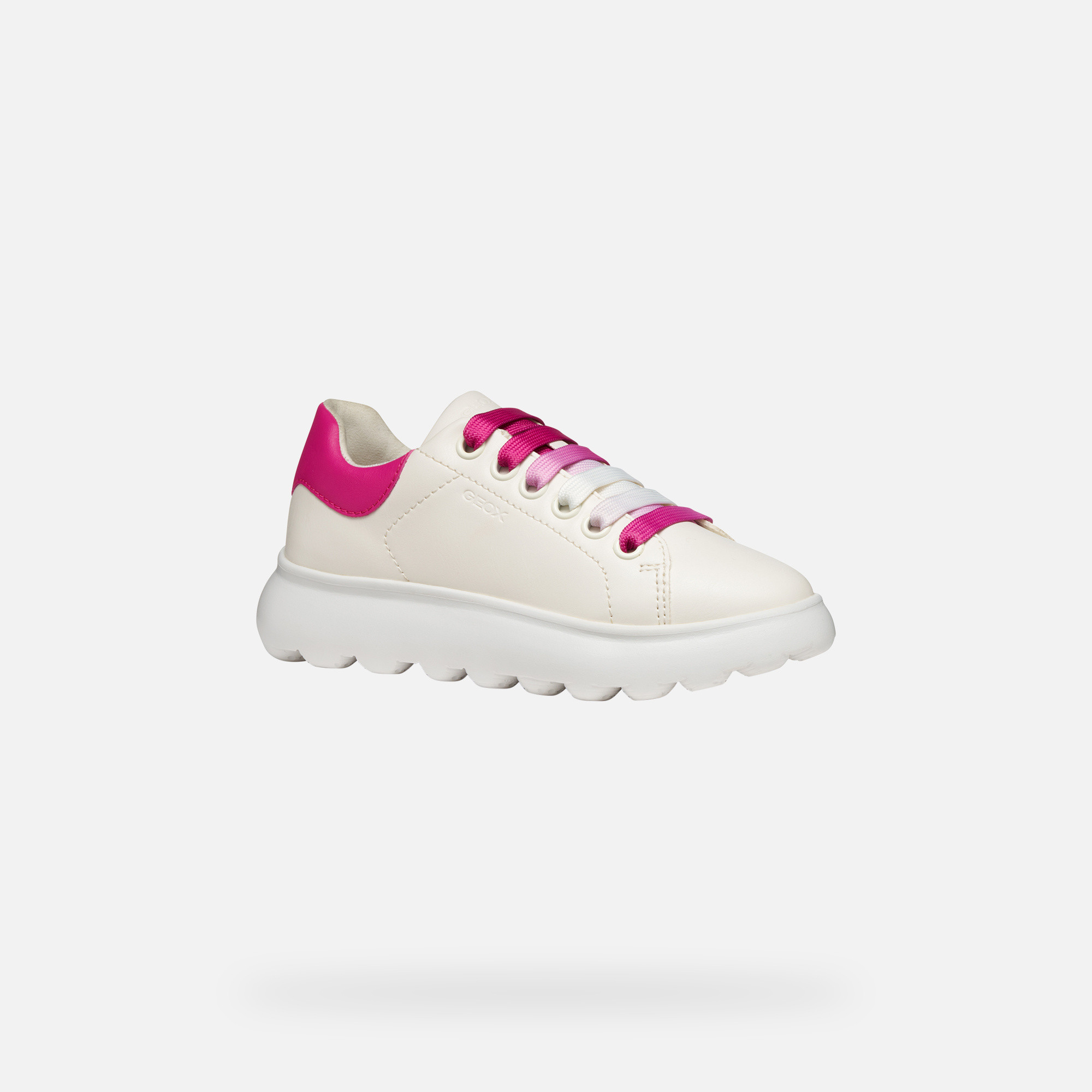 White Girls Geox Puffypop Sneakers - Girls